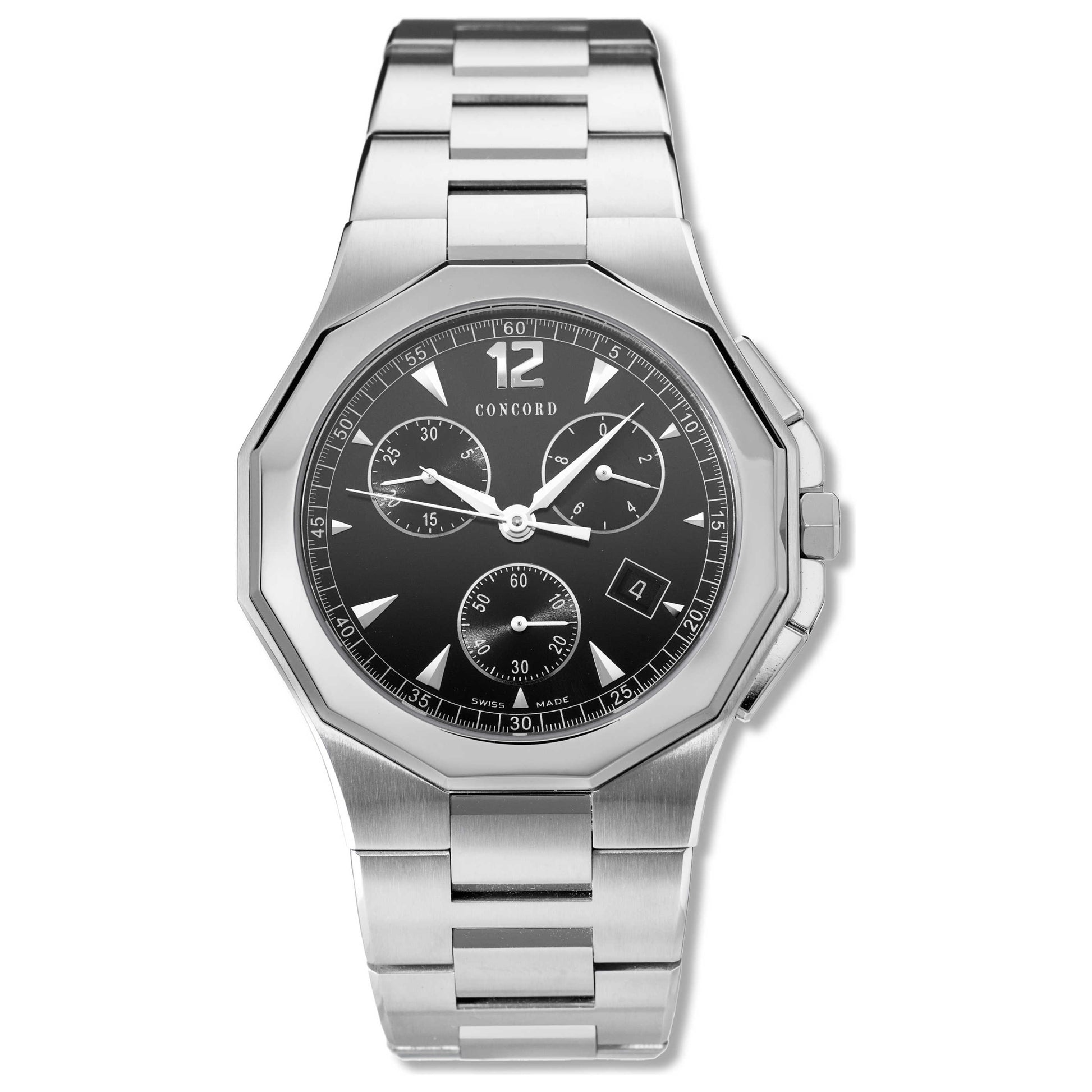 Front view of Concord Mariner Men's Swiss Quartz (Battery-Powered) Watch 0311390