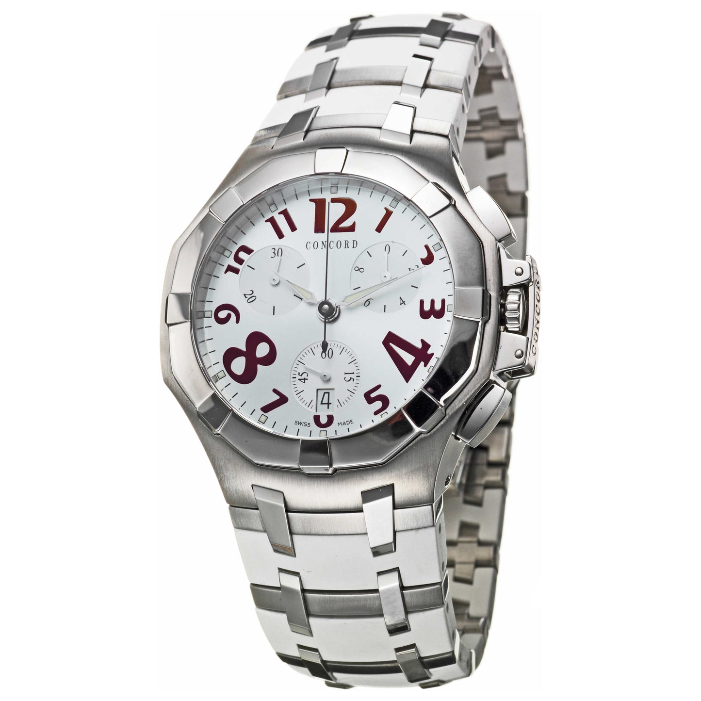 Front view of Concord Saratoga Men's Swiss Quartz (Battery-Powered) Watch 0311647