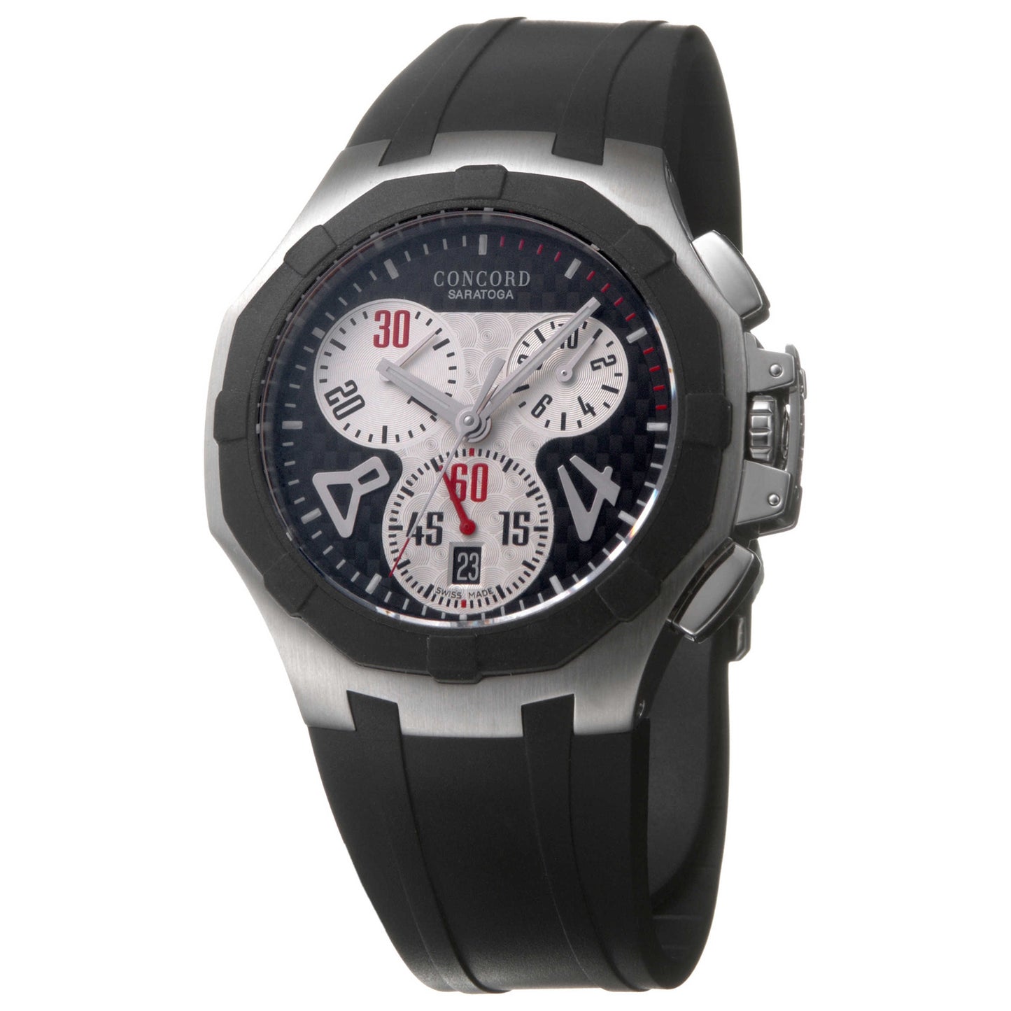 Front view of Concord Saratoga Men's Swiss Quartz (Battery-Powered) Watch 0311702