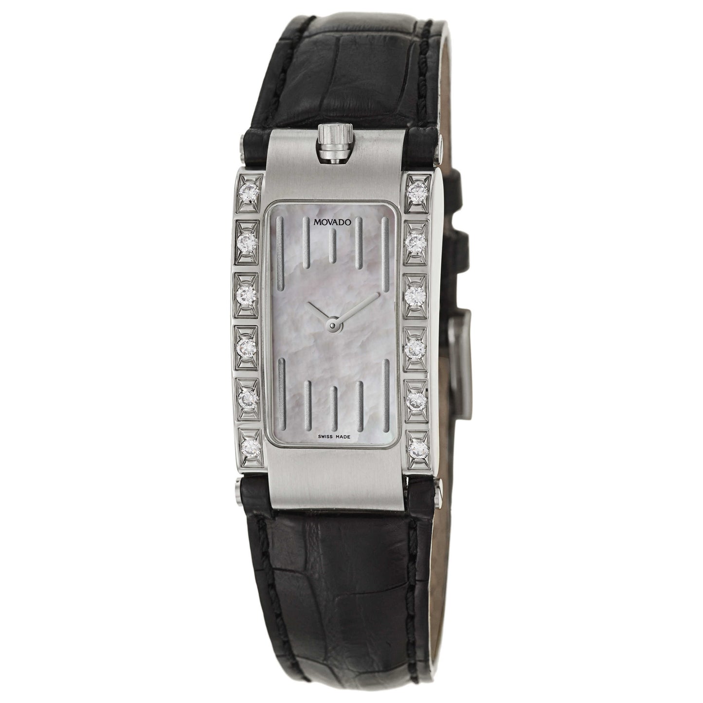 Front view of Movado Elliptica Women's Swiss Quartz (Battery-Powered) Watch 0604863
