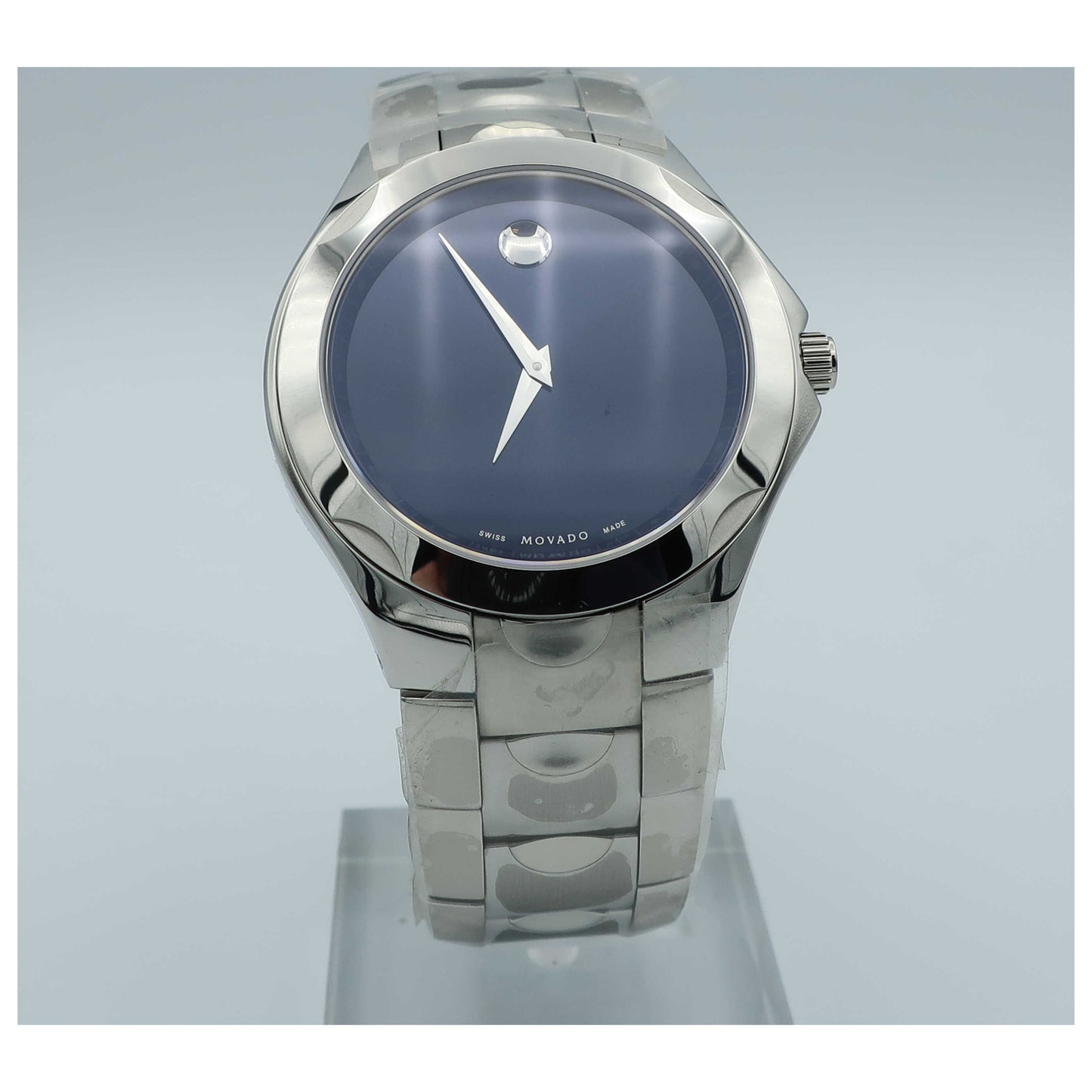 Front view of Movado Luno Men's Swiss Quartz (Battery-Powered) Watch 0606380-SD