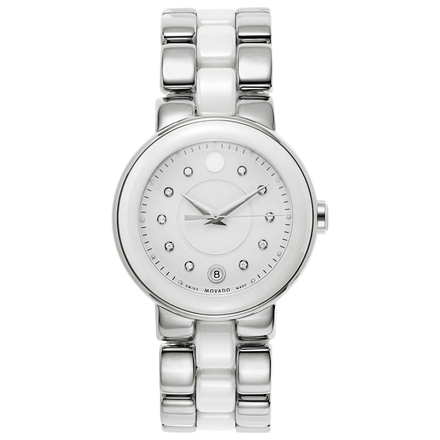 Front view of Movado Cerena Women's Swiss Quartz (Battery-Powered) Watch 0606540
