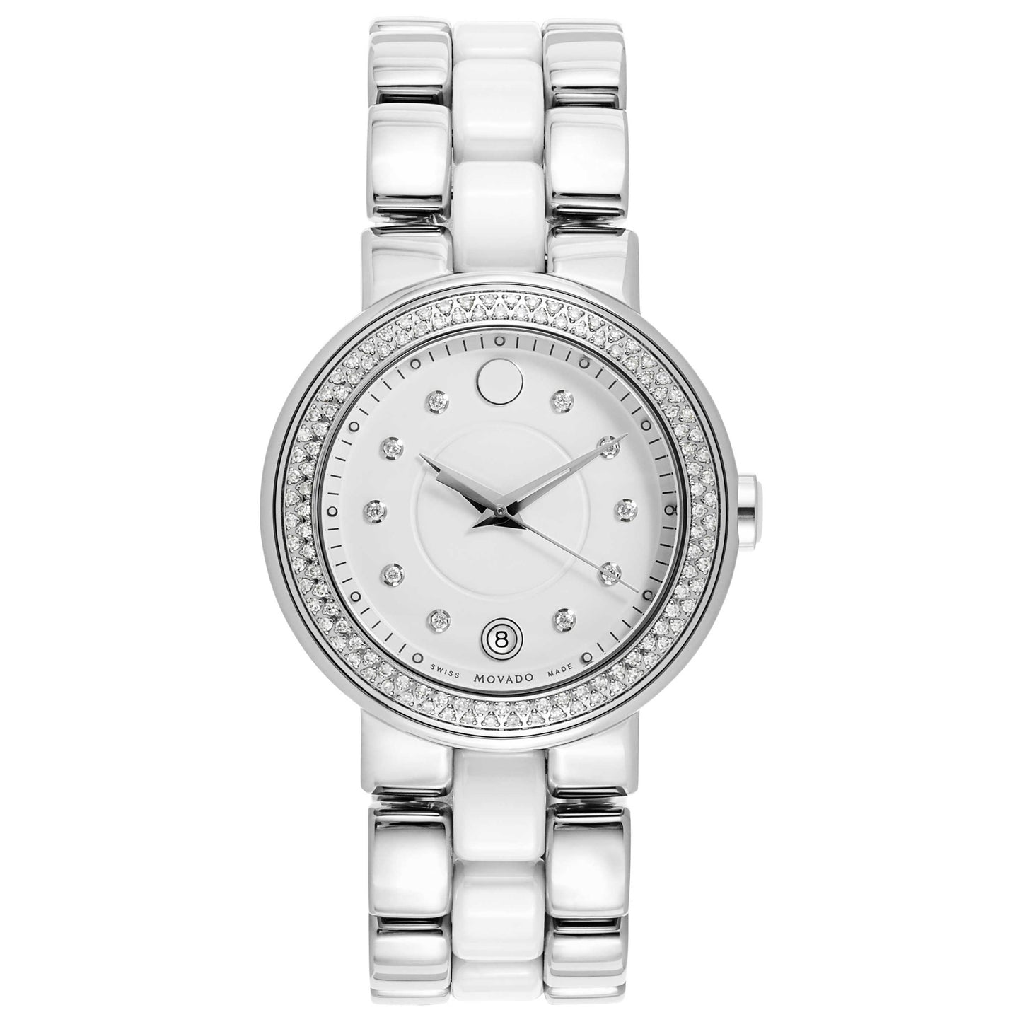 Front view of Movado Cerena Women's Swiss Quartz (Battery-Powered) Watch 0606625