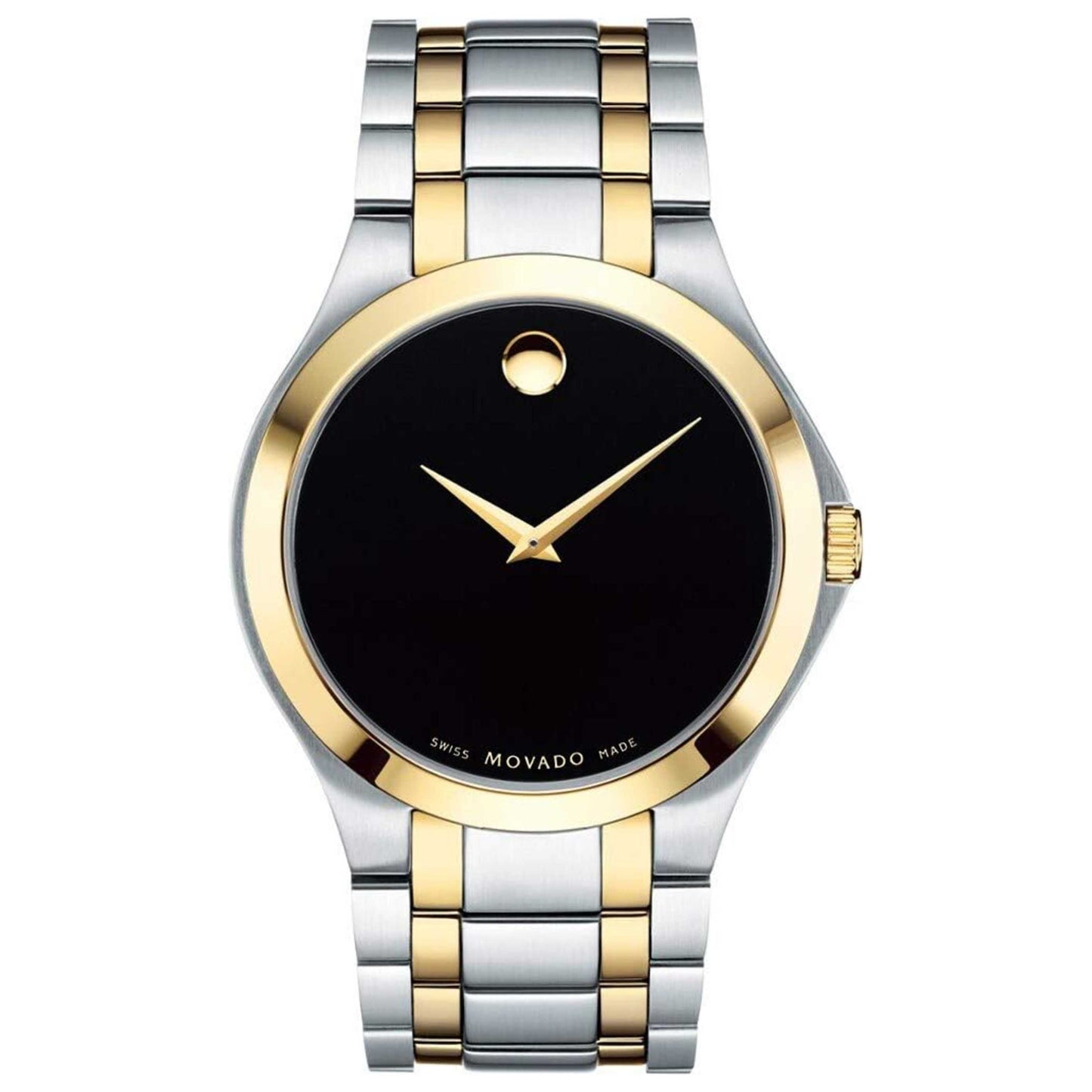 Front view of Movado Classic Men's Quartz Watch 0606896