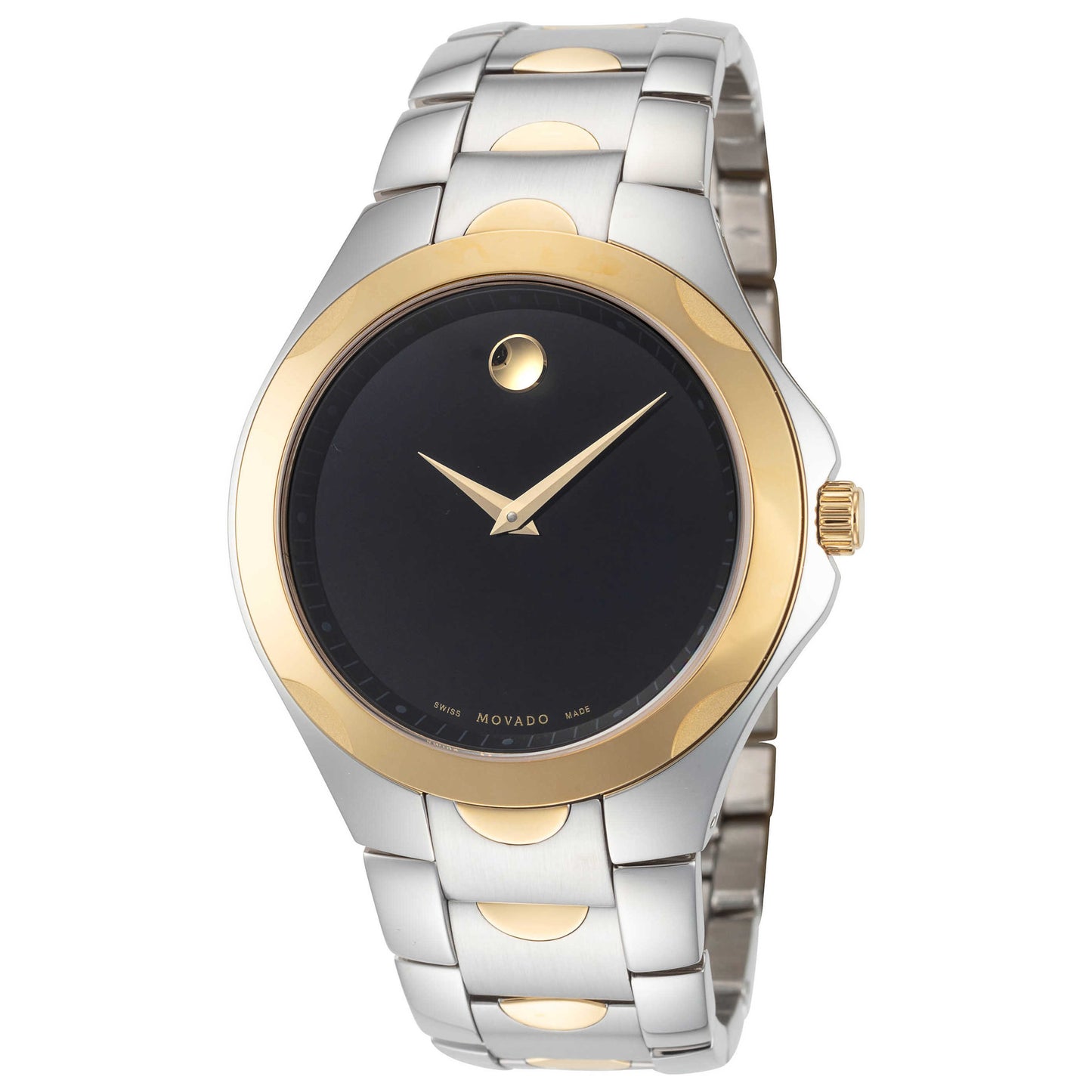 Front view of Movado Luno Men's Quartz Watch 0606906