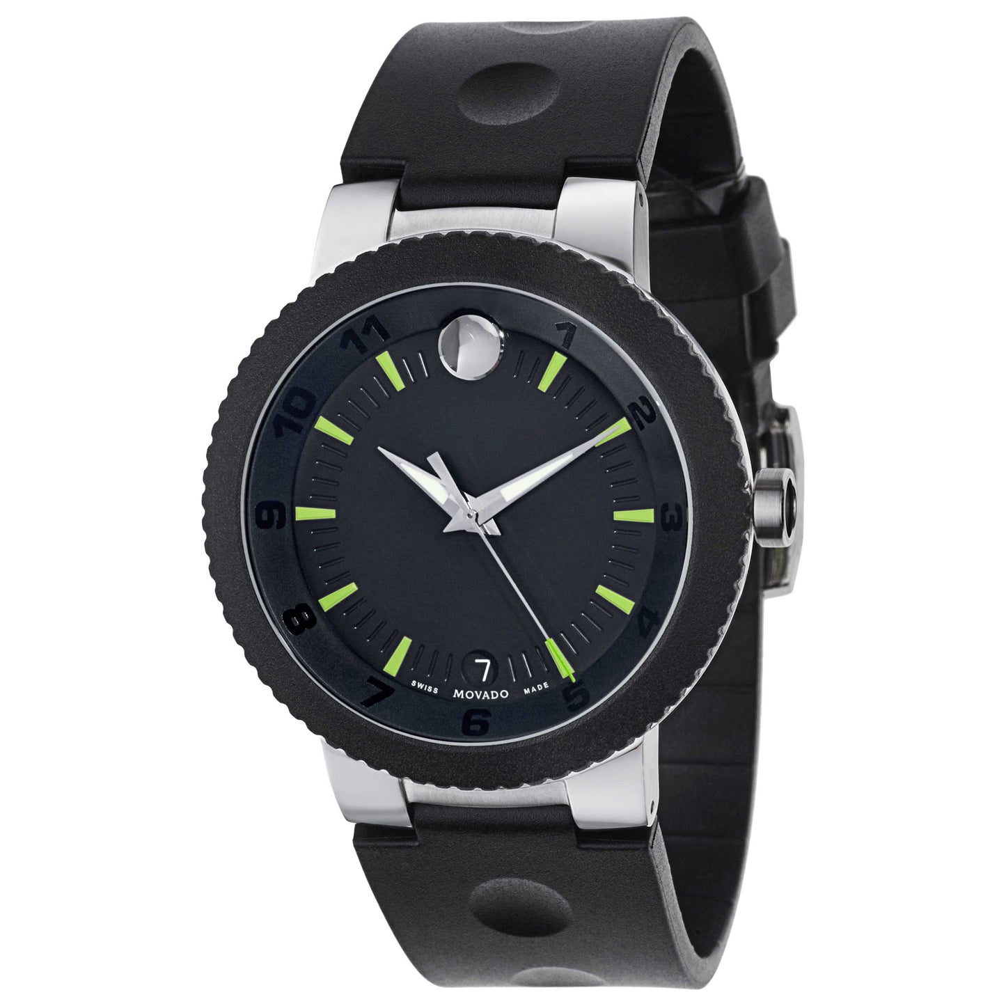 Front view of Movado Sport Edge Men's Swiss Quartz (Battery-Powered) Watch 0606928