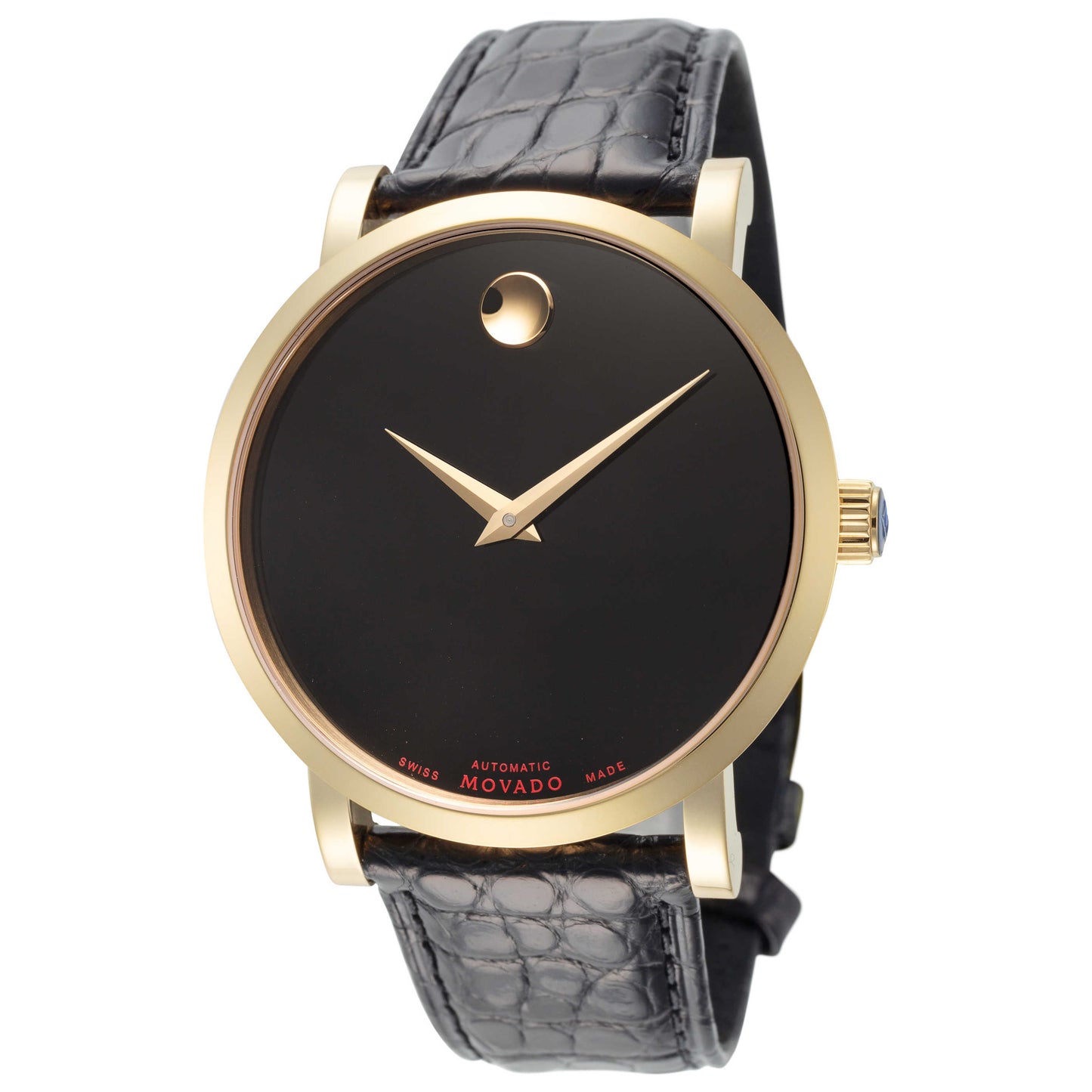 Front view of Movado Red Label Men's Automatic Watch 0607007