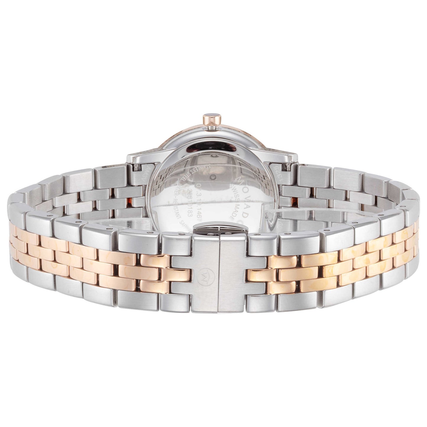 Back view of Movado Museum Women's Quartz Watch 0607268