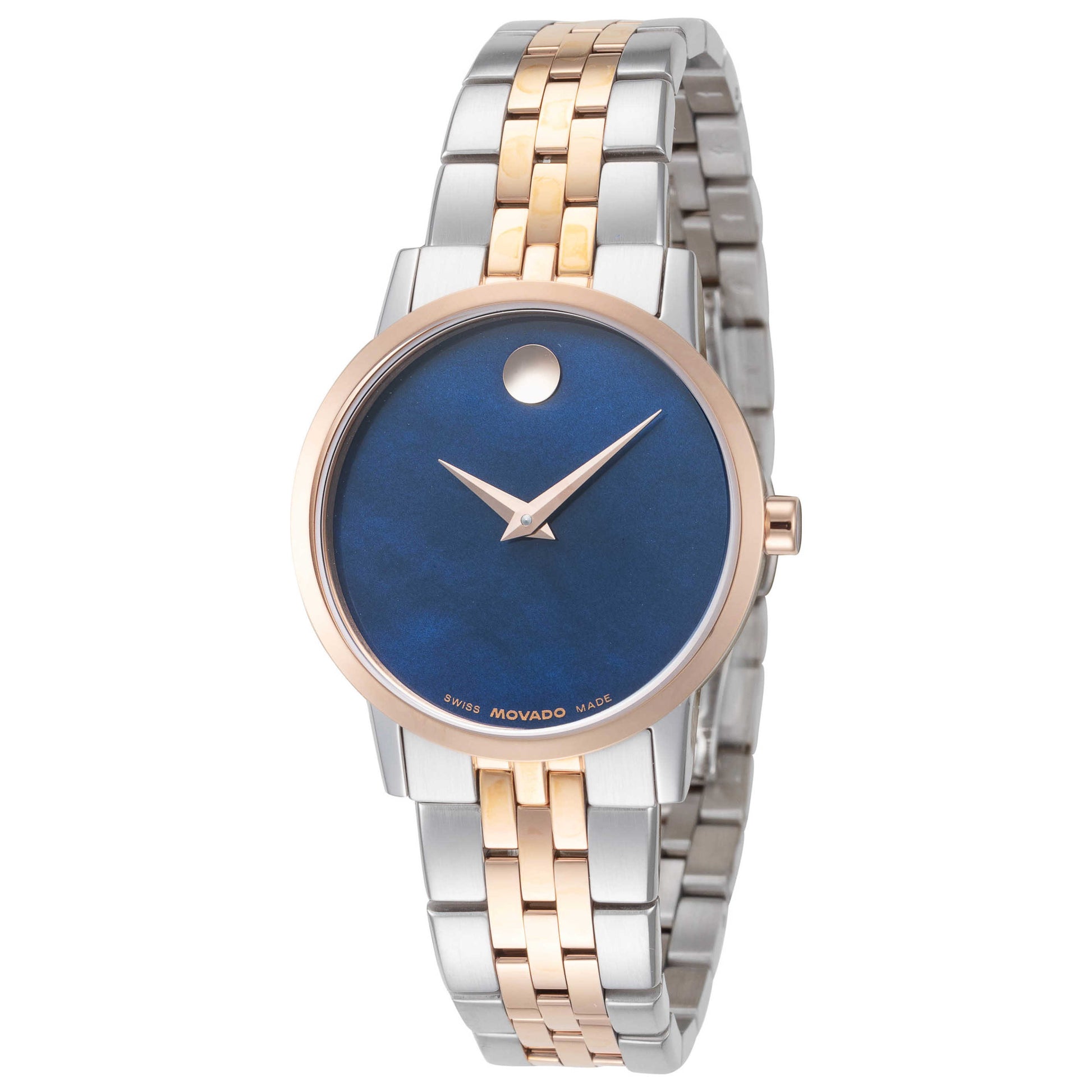 Front view of Movado Museum Women's Quartz Watch 0607268