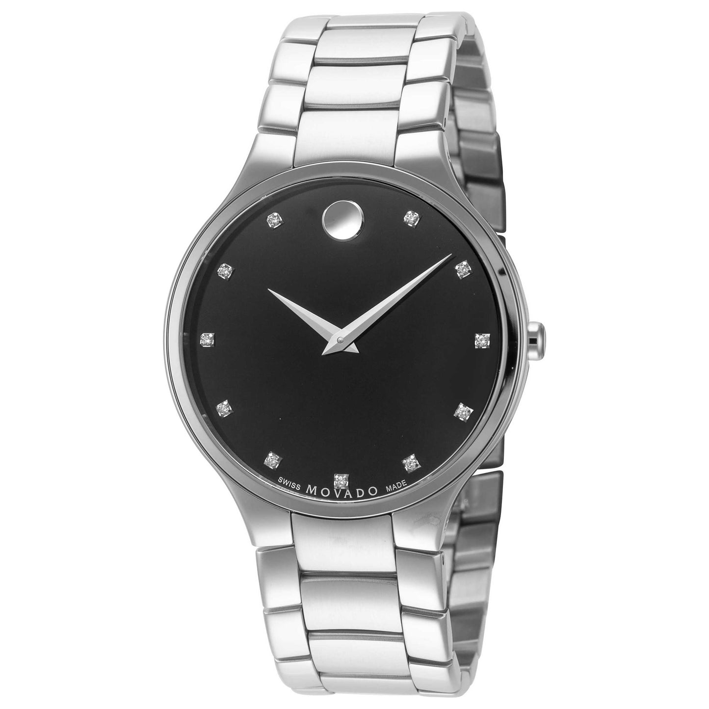 Front view of Movado Serio Men's Quartz Watch 0607286