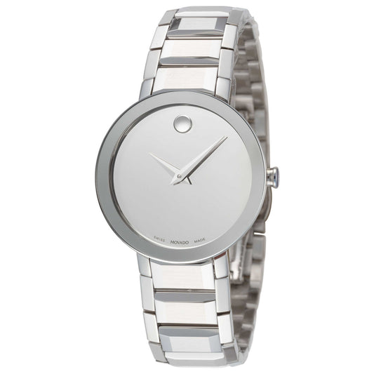 Front view of Movado Sapphire Women's Quartz Watch 0607547