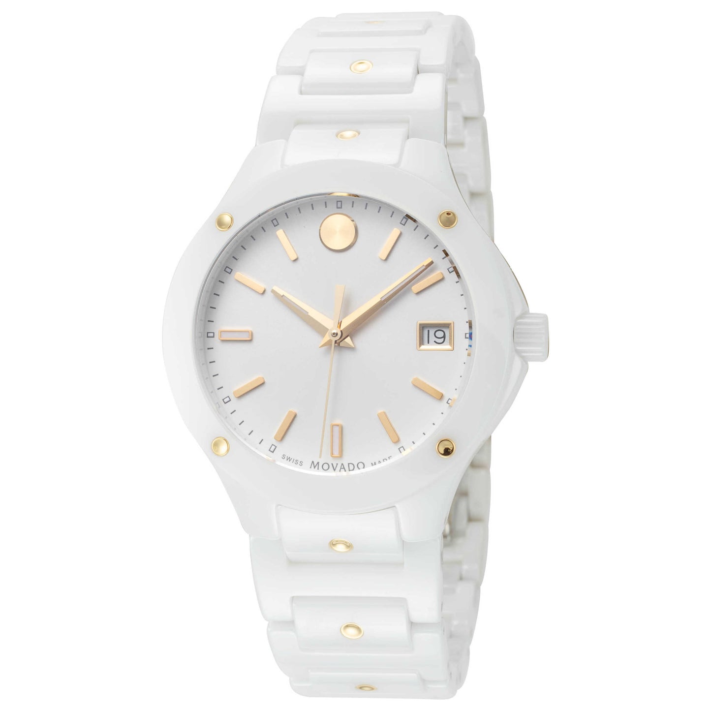 Front view of Movado SE Women's Quartz Watch 0607740
