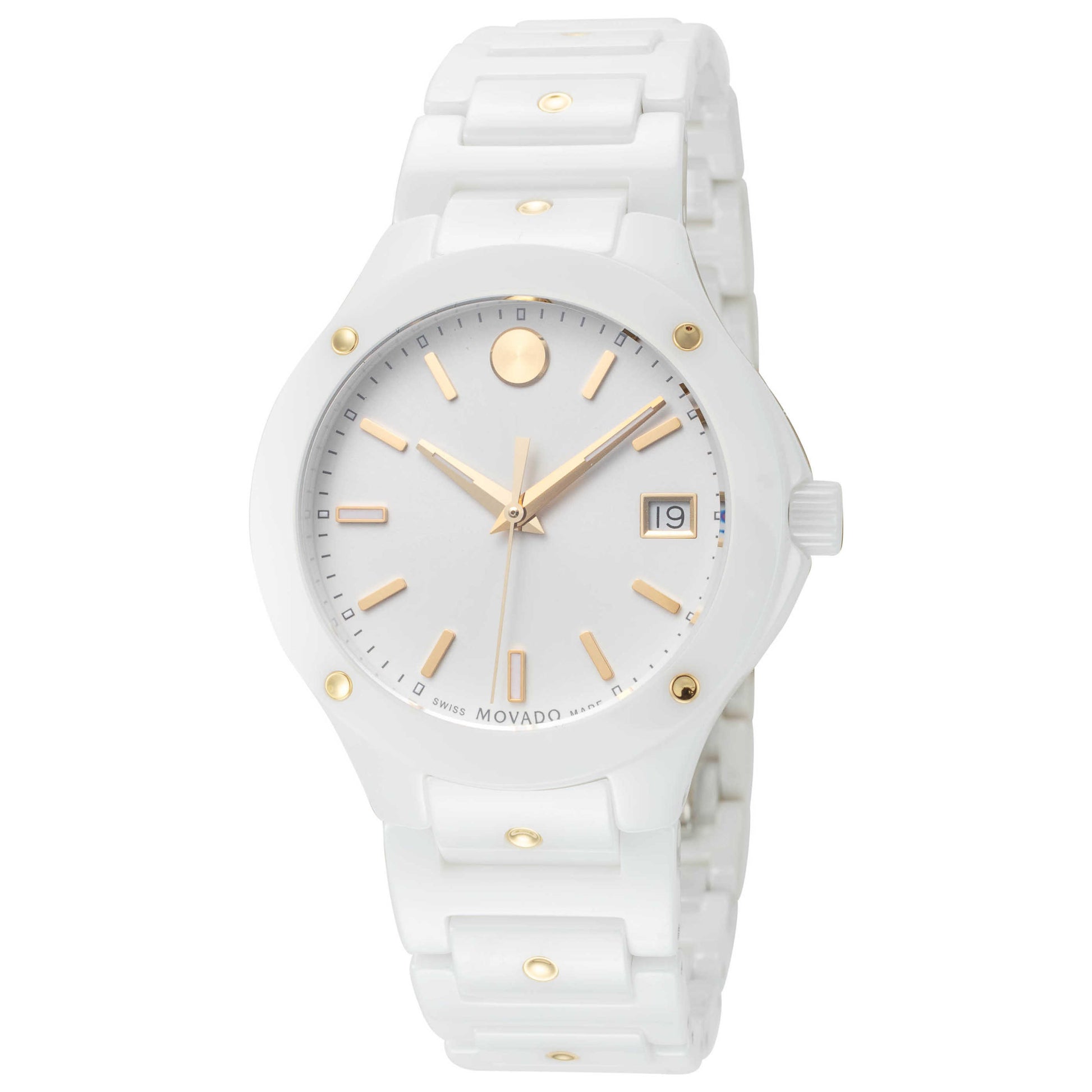 Front view of Movado SE Women's Quartz Watch 0607740