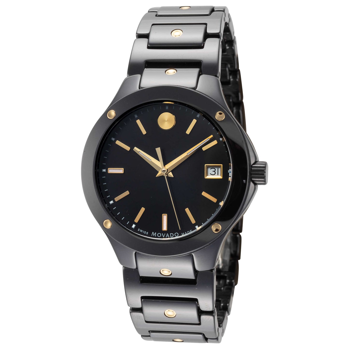 Front view of Movado SE Women's Quartz Watch 0607741