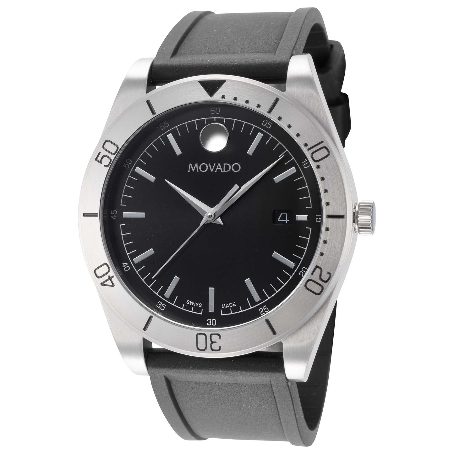 Front view of Movado Sport Men's Quartz Watch 0607989