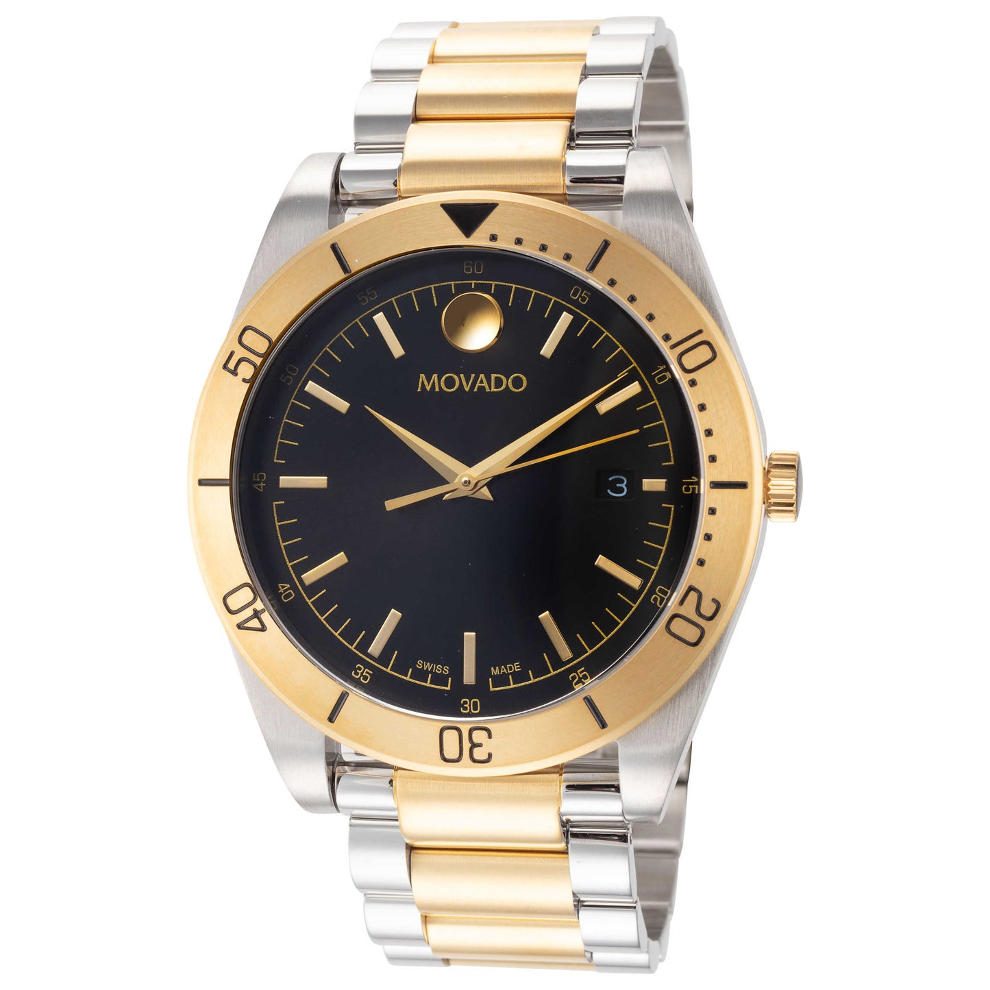 Front view of Movado Sport Men's Quartz Watch 0607991