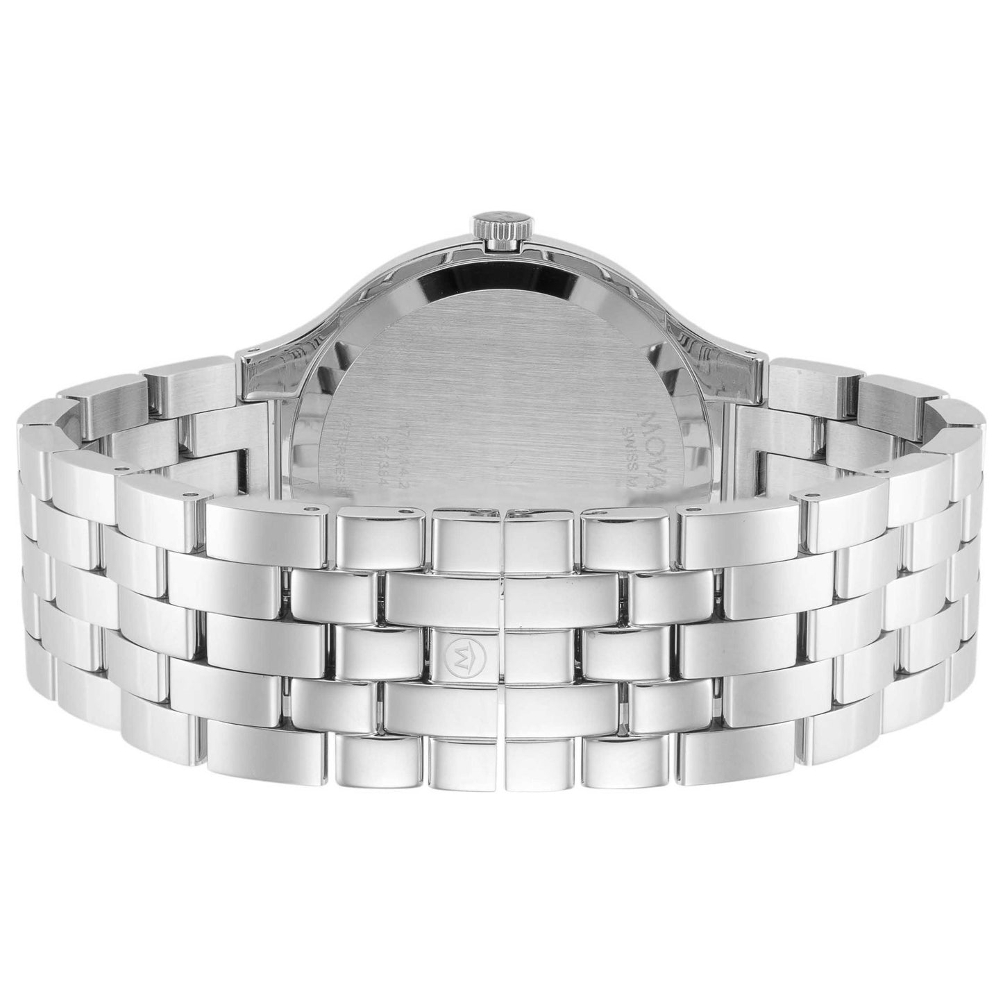 Back view of Movado Veturi Men's Quartz Watch 0608041
