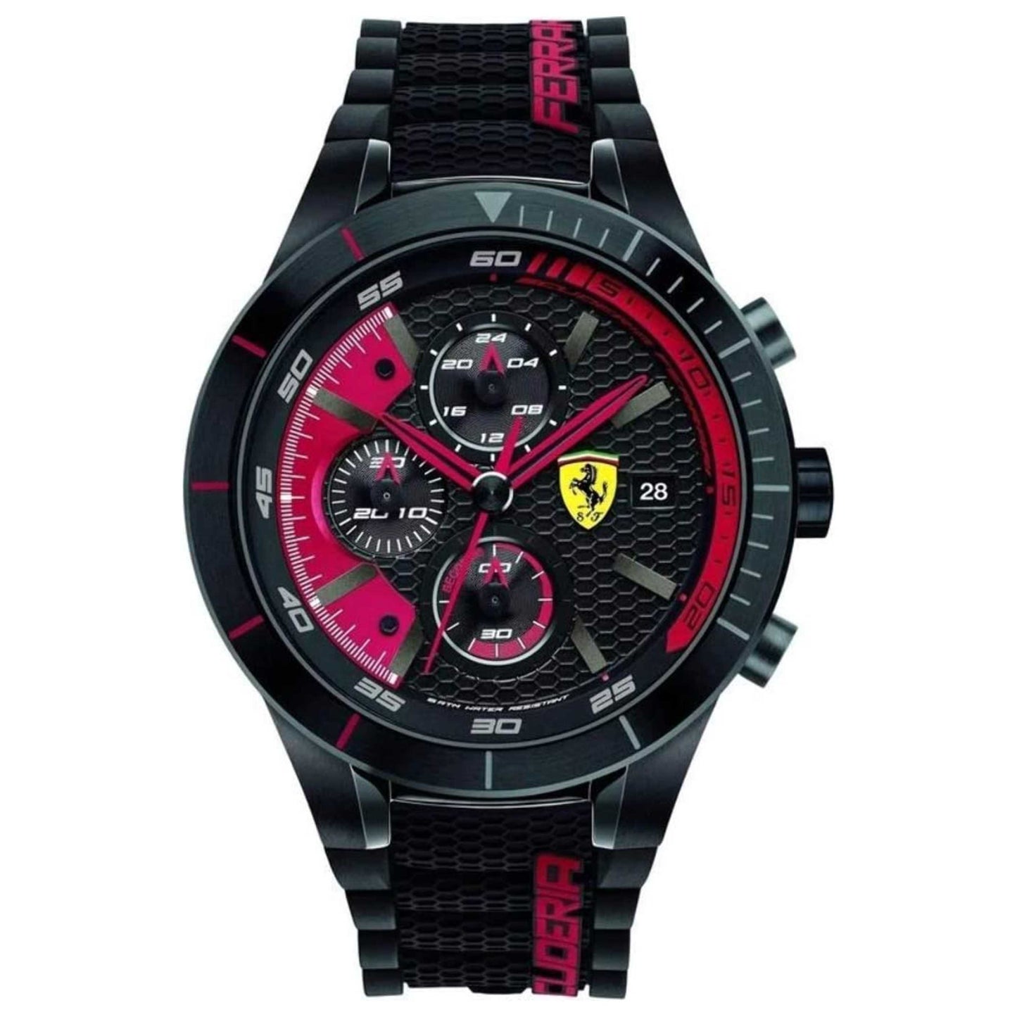 Front view of Scuderia Ferrari Redrev Evo Men's Quartz Watch 0830260