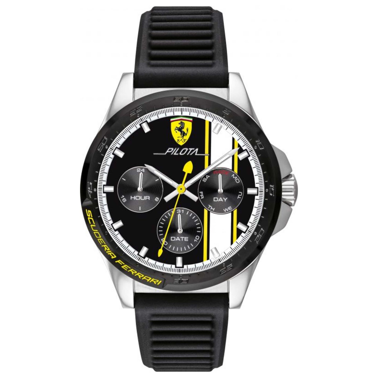 Front view of Scuderia Ferrari Pilota Men's Quartz Watch 0830659