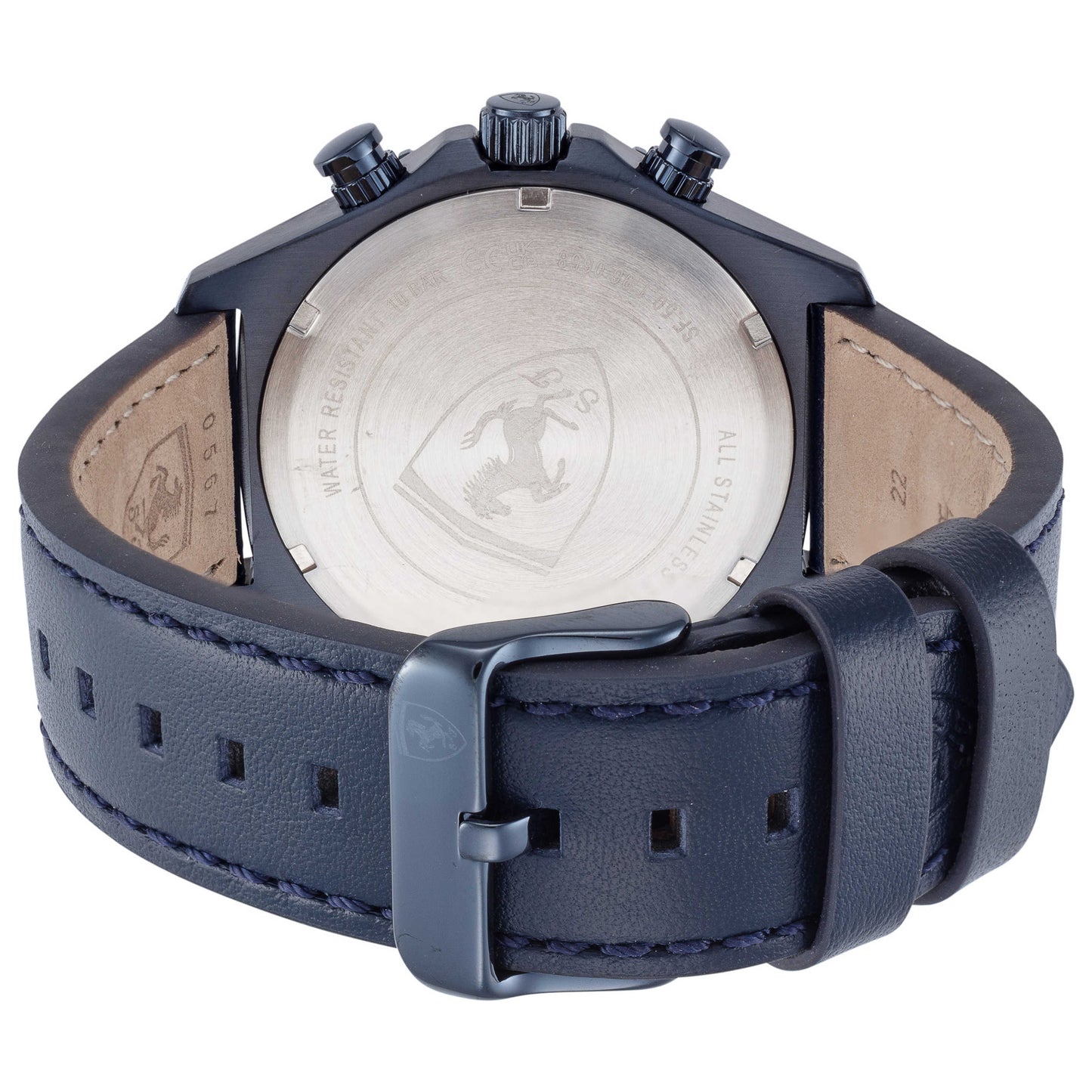 Back view of Scuderia Ferrari Pilota Evo Men's Quartz Watch 0830774