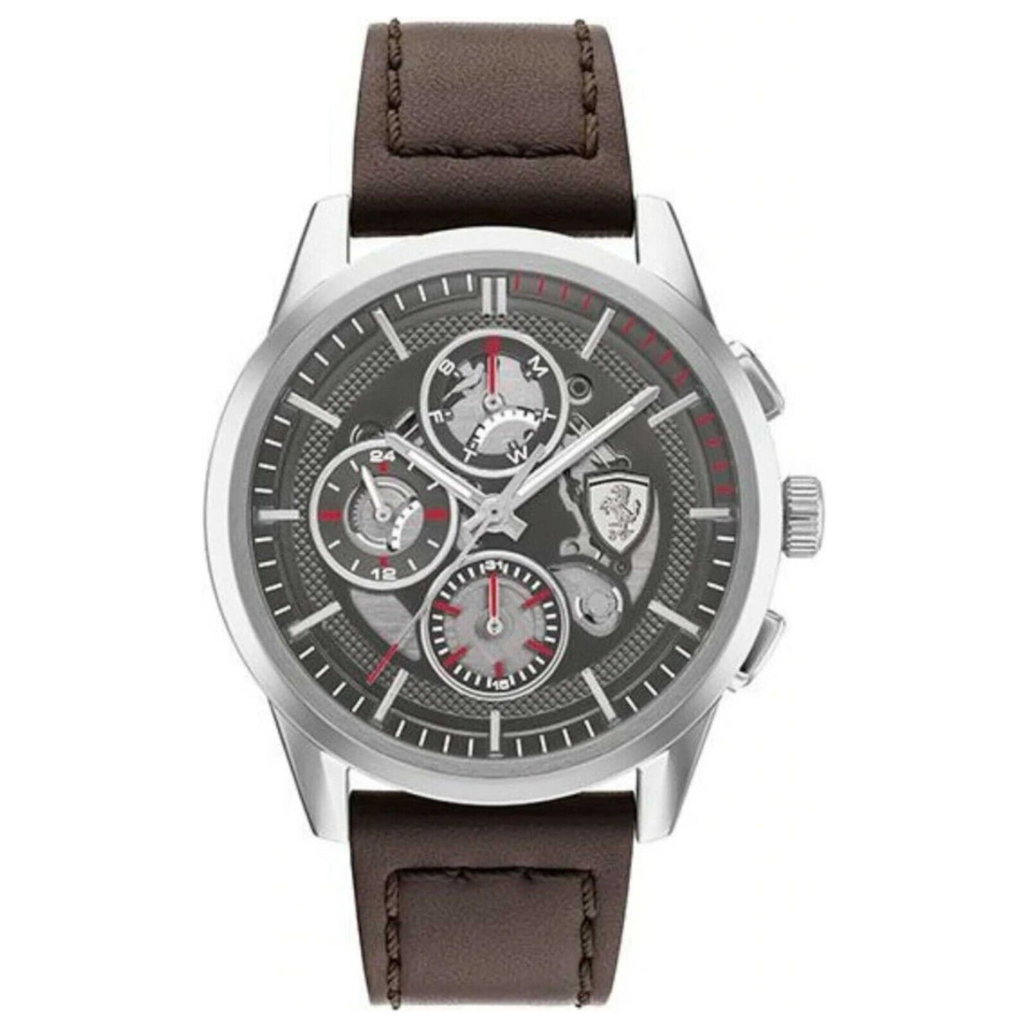 Front view of Scuderia Ferrari Grand Tour Men's Quartz Watch 0830830