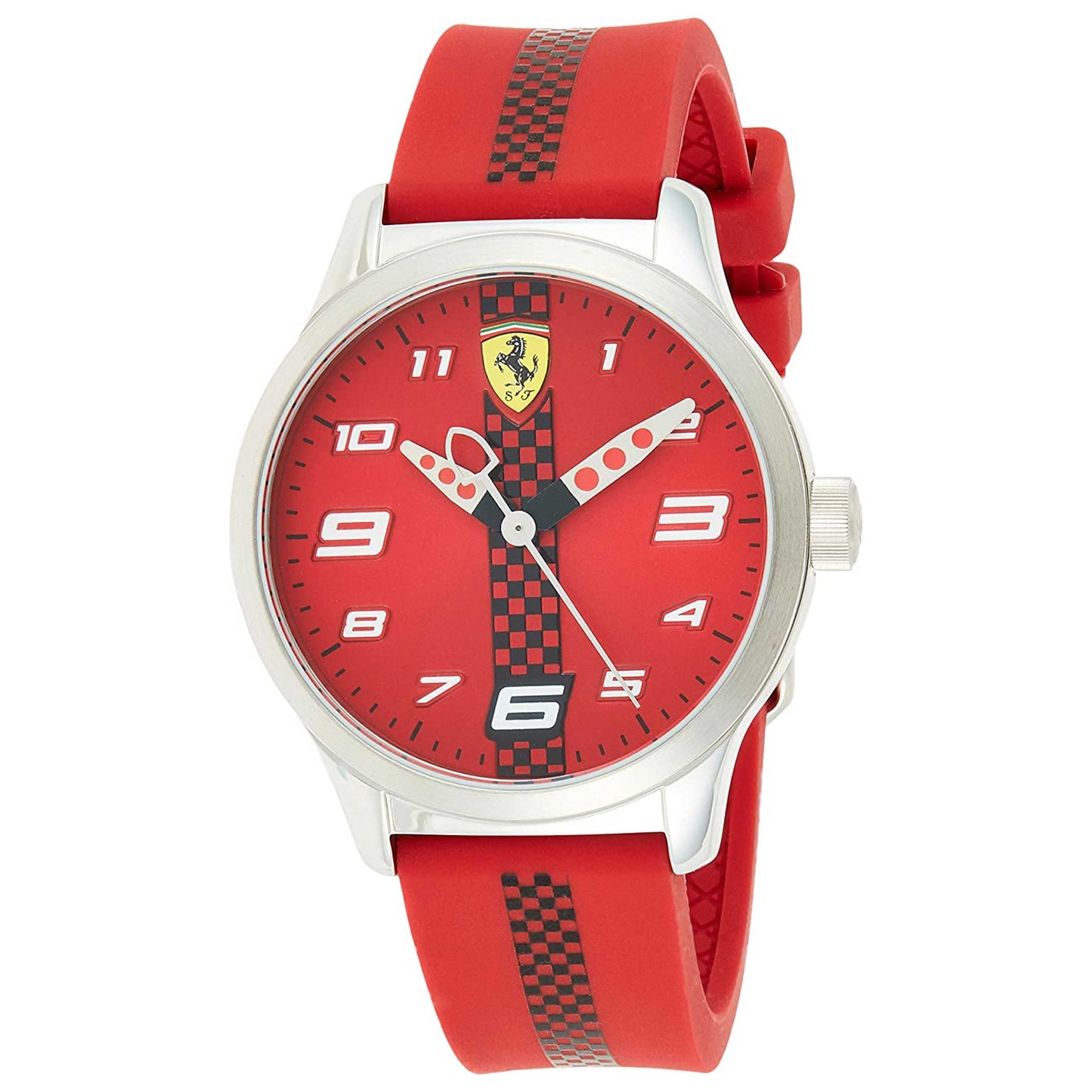 Front view of Scuderia Ferrari Pitlane for Kids Unisex Quartz Watch 0860001