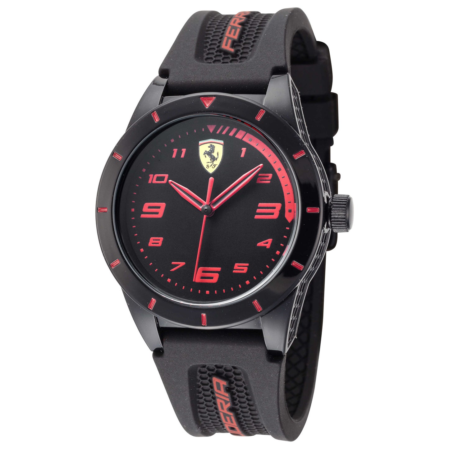 Front view of Scuderia Ferrari Redrev for Kids Unisex Quartz Watch 0860006