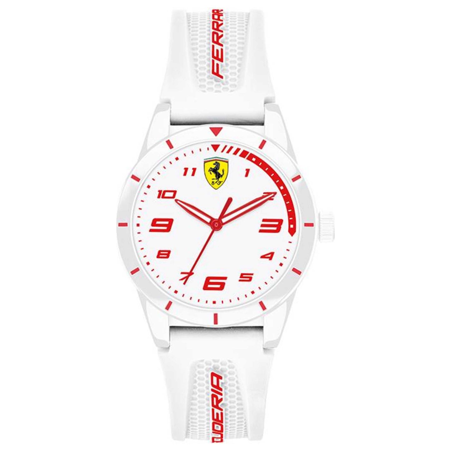 Front view of Scuderia Ferrari Redrev for Kids Unisex Quartz Watch 0860011