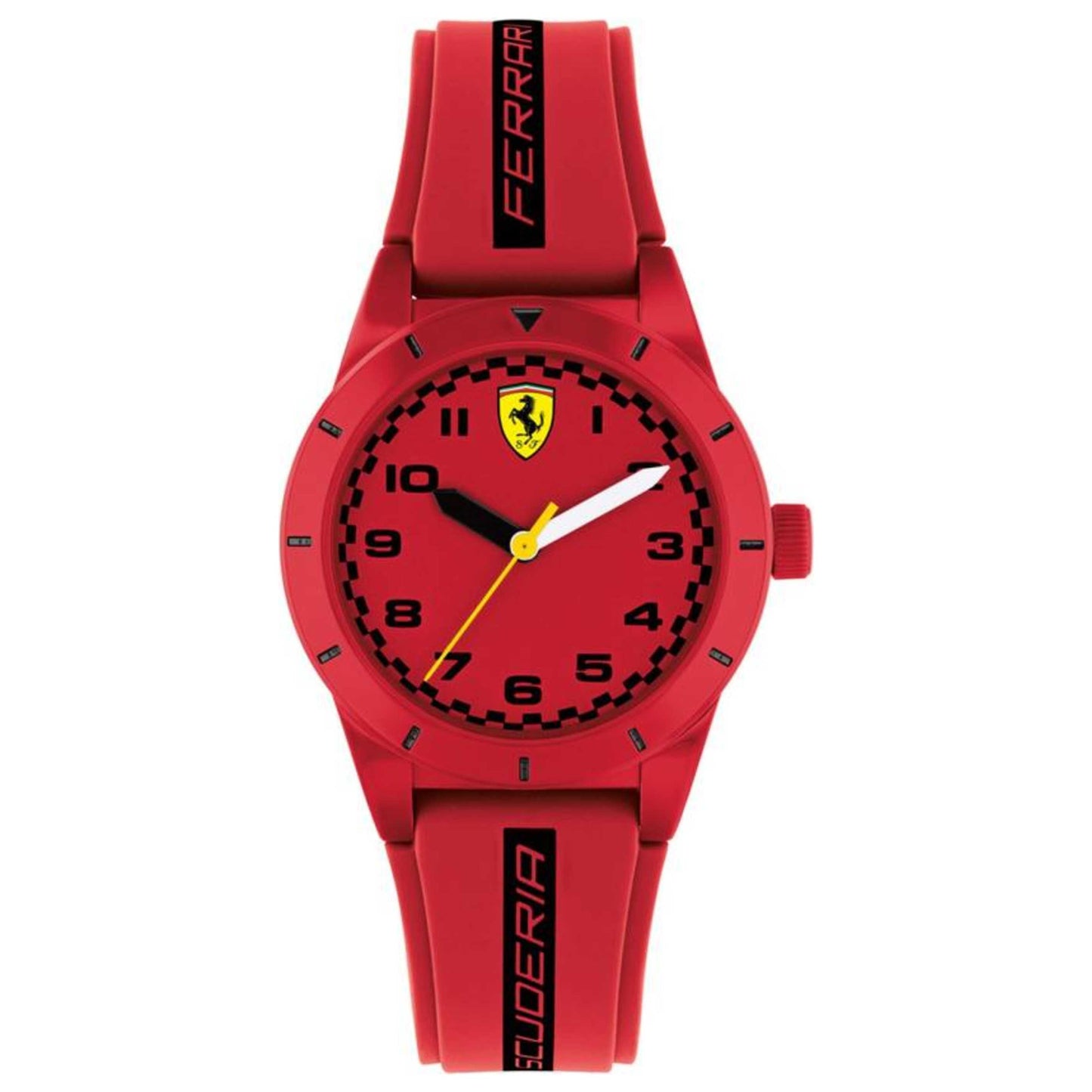 Front view of Scuderia Ferrari Redrev for Kids Unisex Quartz Watch 0860018