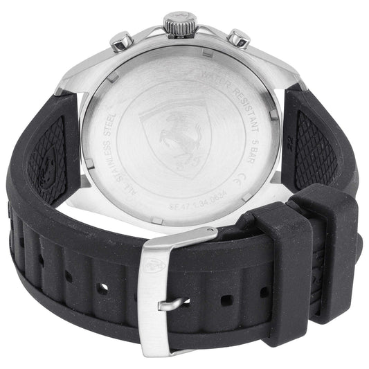 Back view of Scuderia Ferrari Speedracer Large Car Set Men's Quartz Watch 0870060
