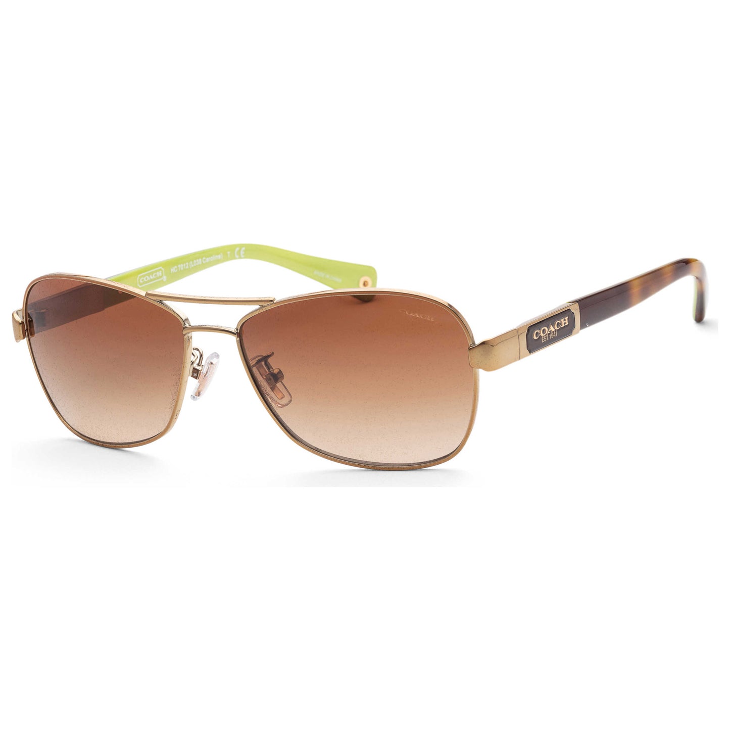 Front view of Coach Fashion Women's Sunglasses 0HC7012-91001356