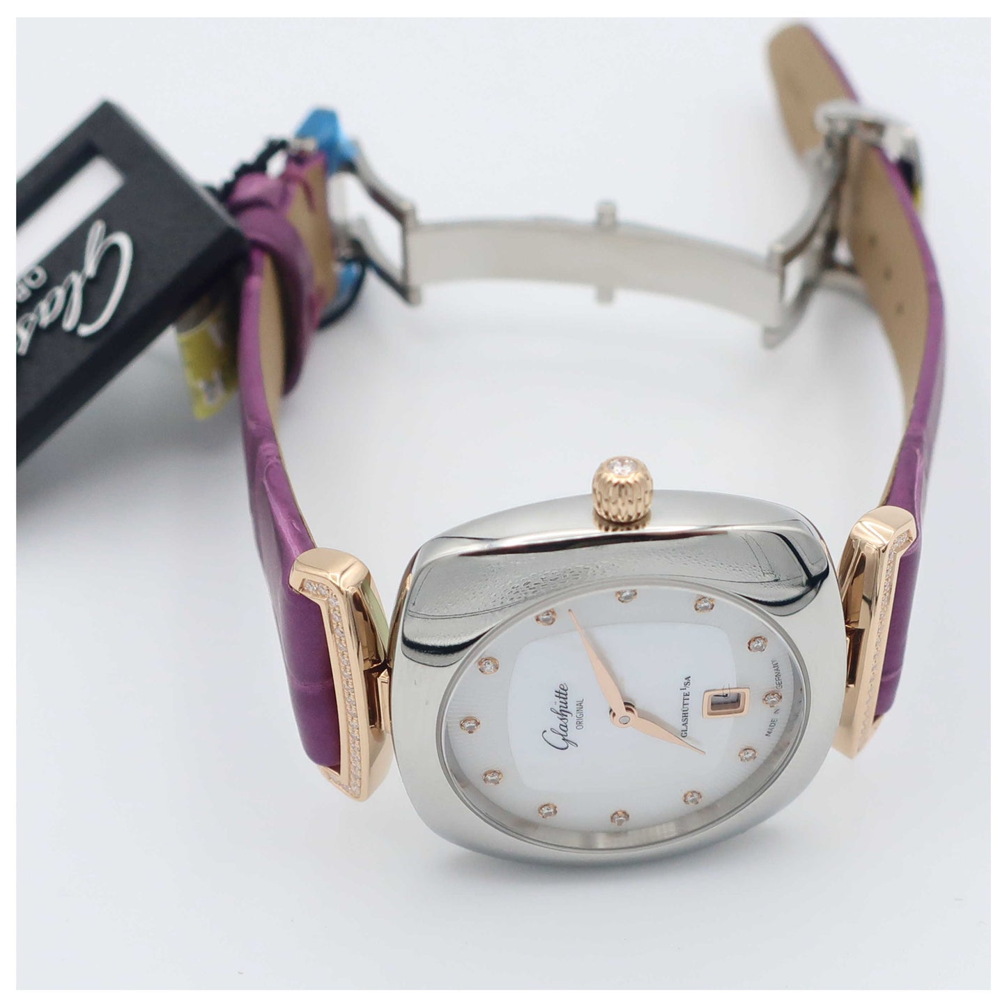 Glashutte Pavonina Women's Quartz Watch 1-03-01-08-16-34-SD - Image #8