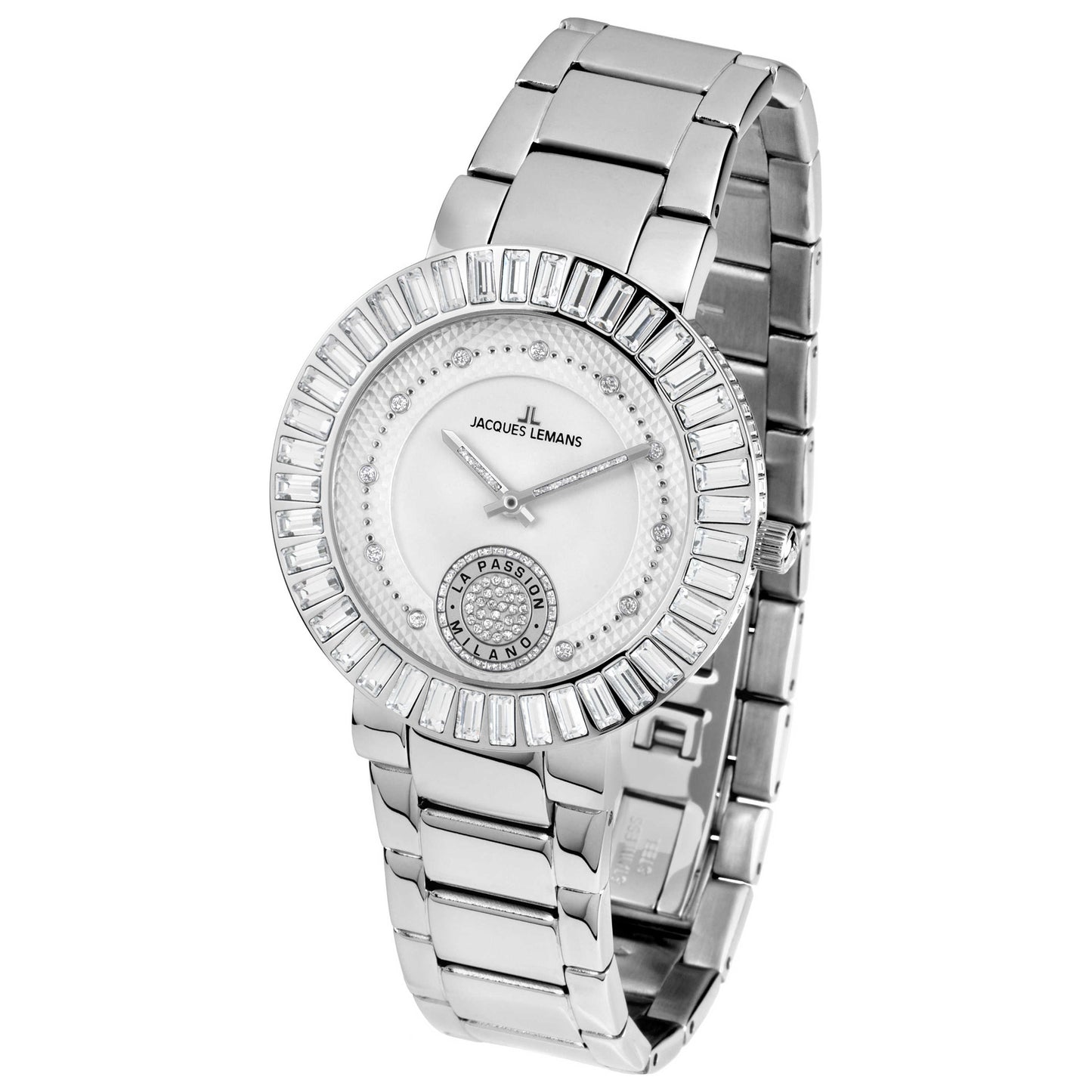 Front view of Jacques Lemans Milano Women's Quartz Watch 1-1683E