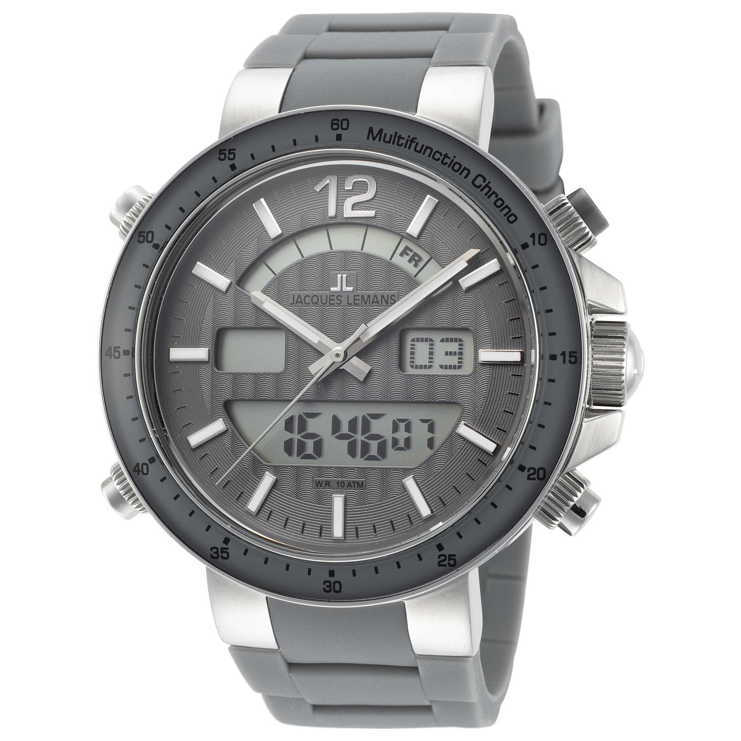 Front view of Jacques Lemans Milano Men's Quartz Watch 1-1712U