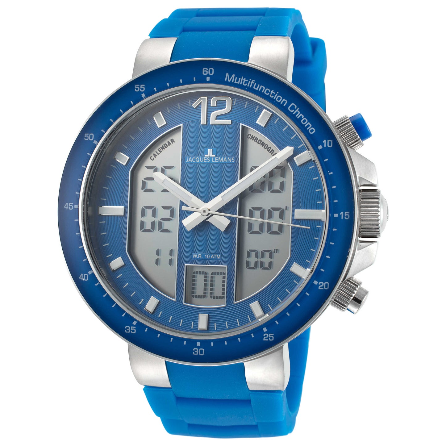 Front view of Jacques Lemans Milano Men's Quartz Watch 1-1726C