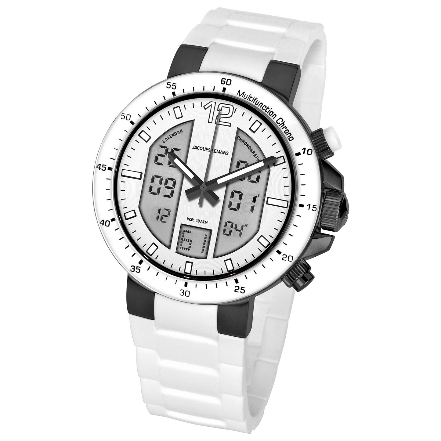 Front view of Jacques Lemans Milano Men's Quartz Watch 1-1726G