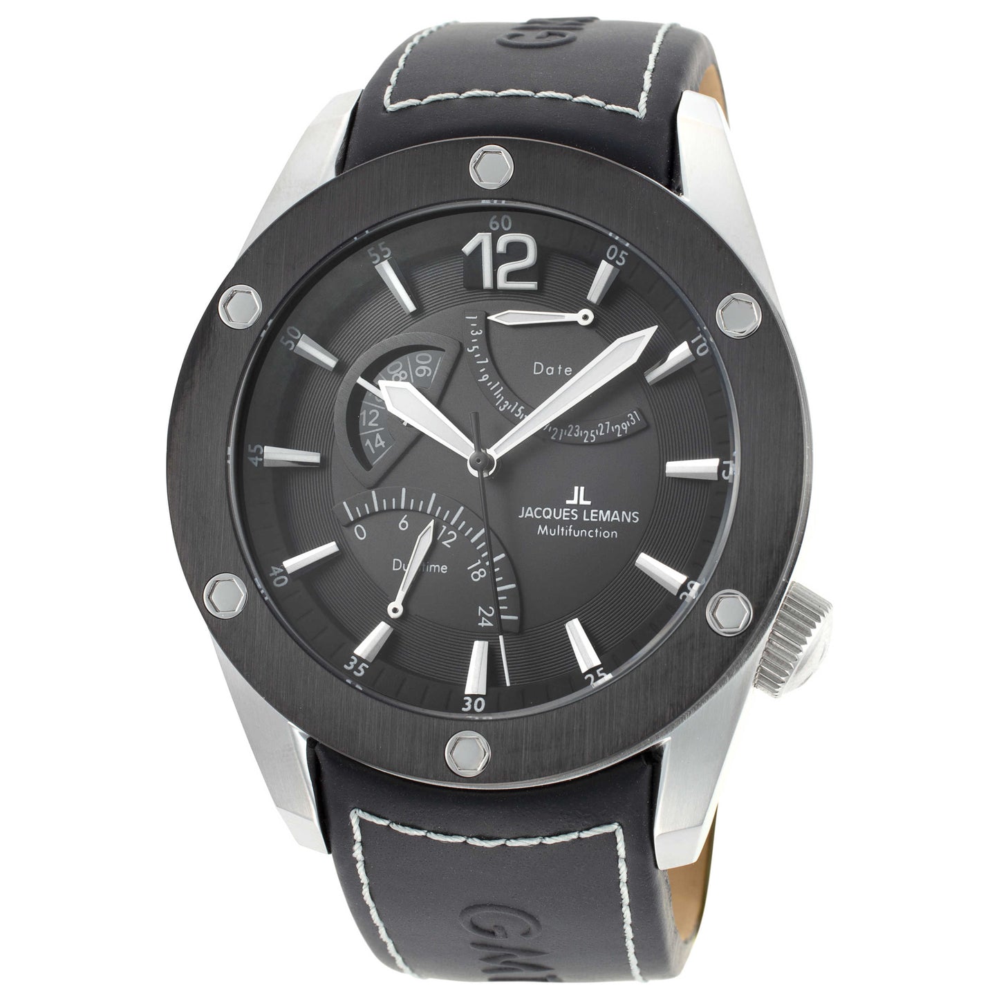 Front view of Jacques Lemans Liverpool Men's Quartz Watch 1-1739A