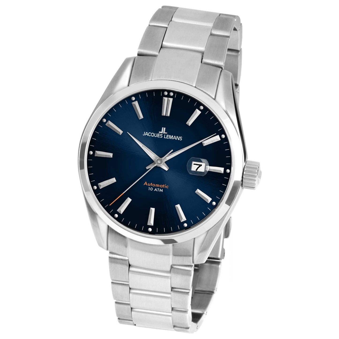 Front view of Jacques Lemans Derby Men's Automatic Watch 1-1846-1E