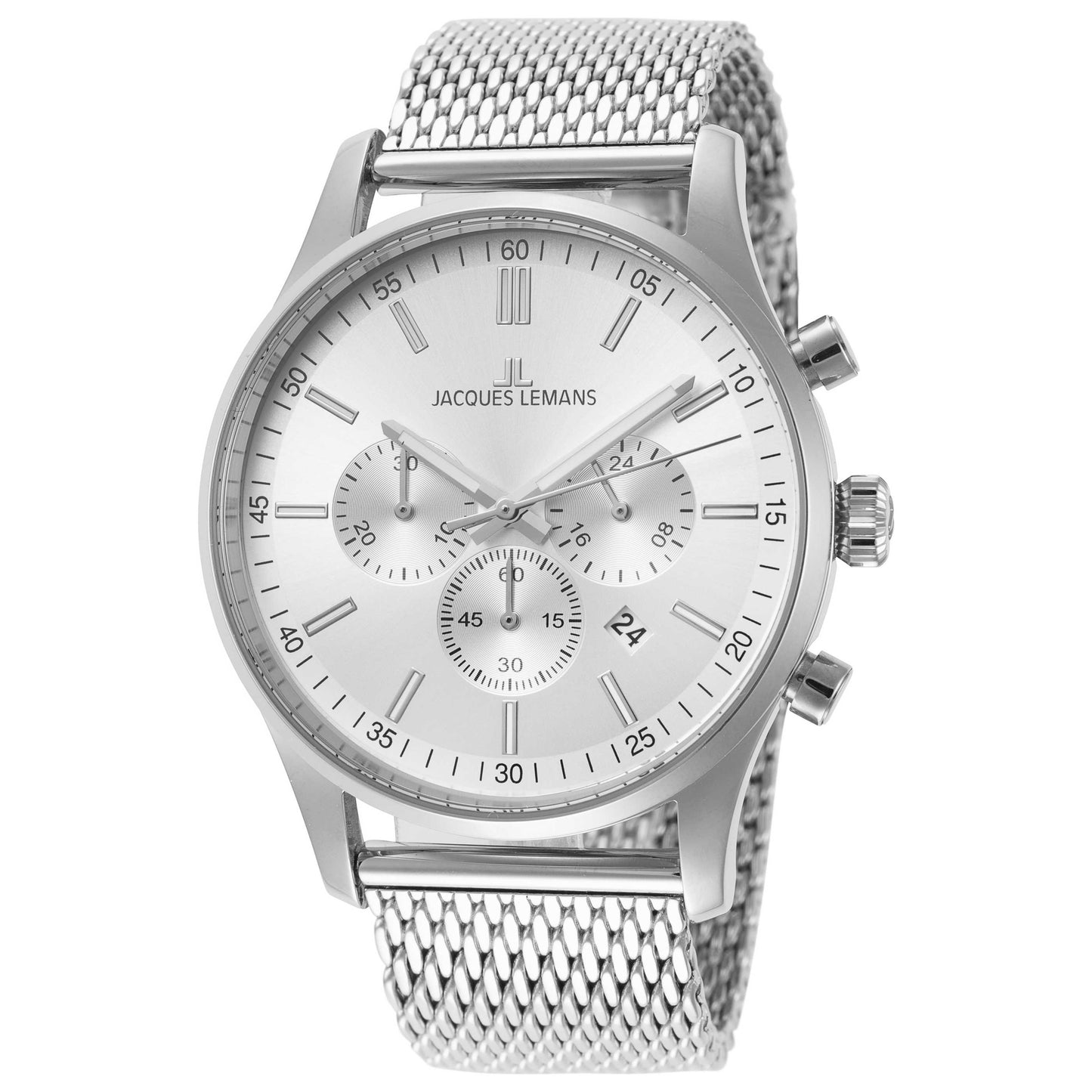 Front view of Jacques Lemans London Men's Quartz Watch 1-2025G