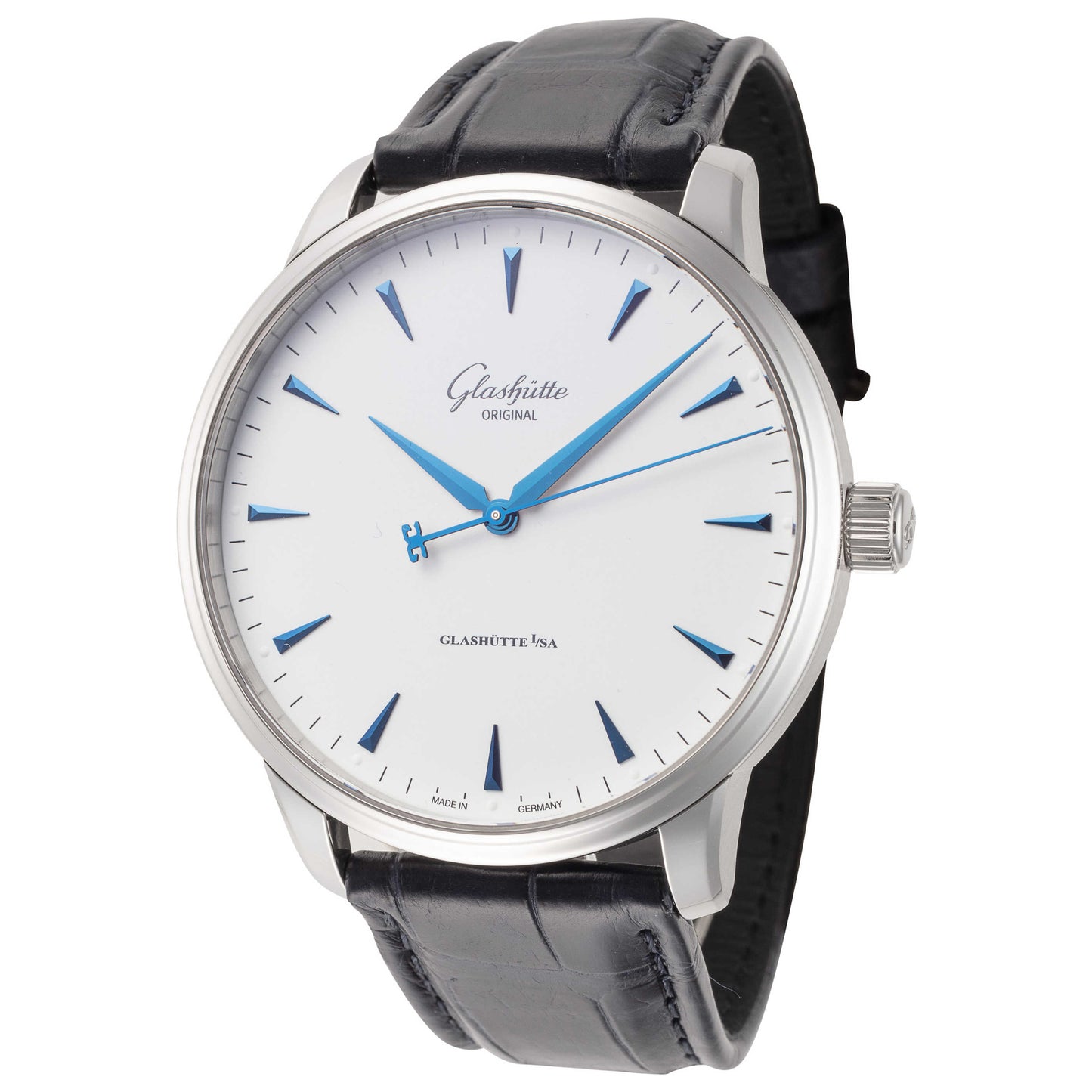 Front view of Glashutte Senator Excellence Panorama Men's Automatic Watch 1-36-01-05-02-01