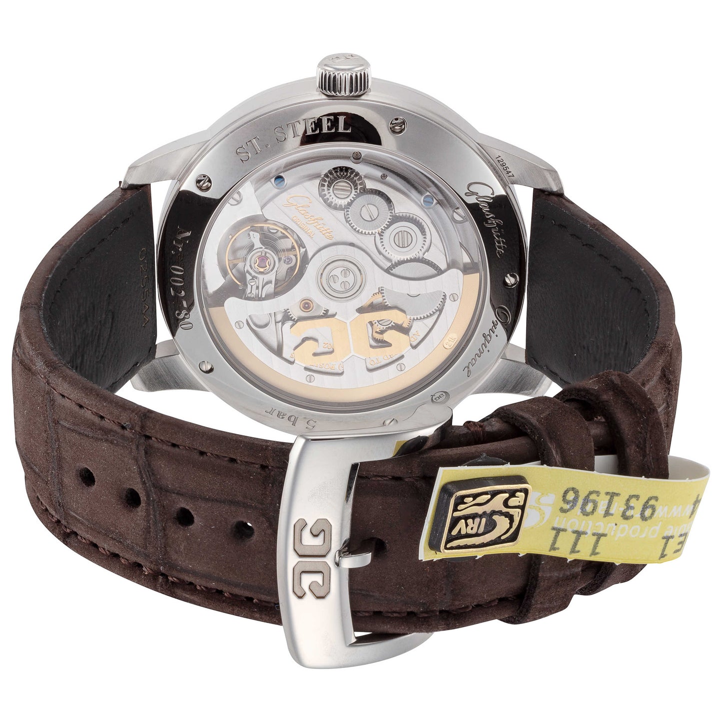 Back view of Glashutte Senator Excellence Panorama Men's Automatic Watch 1-36-03-03-02-02