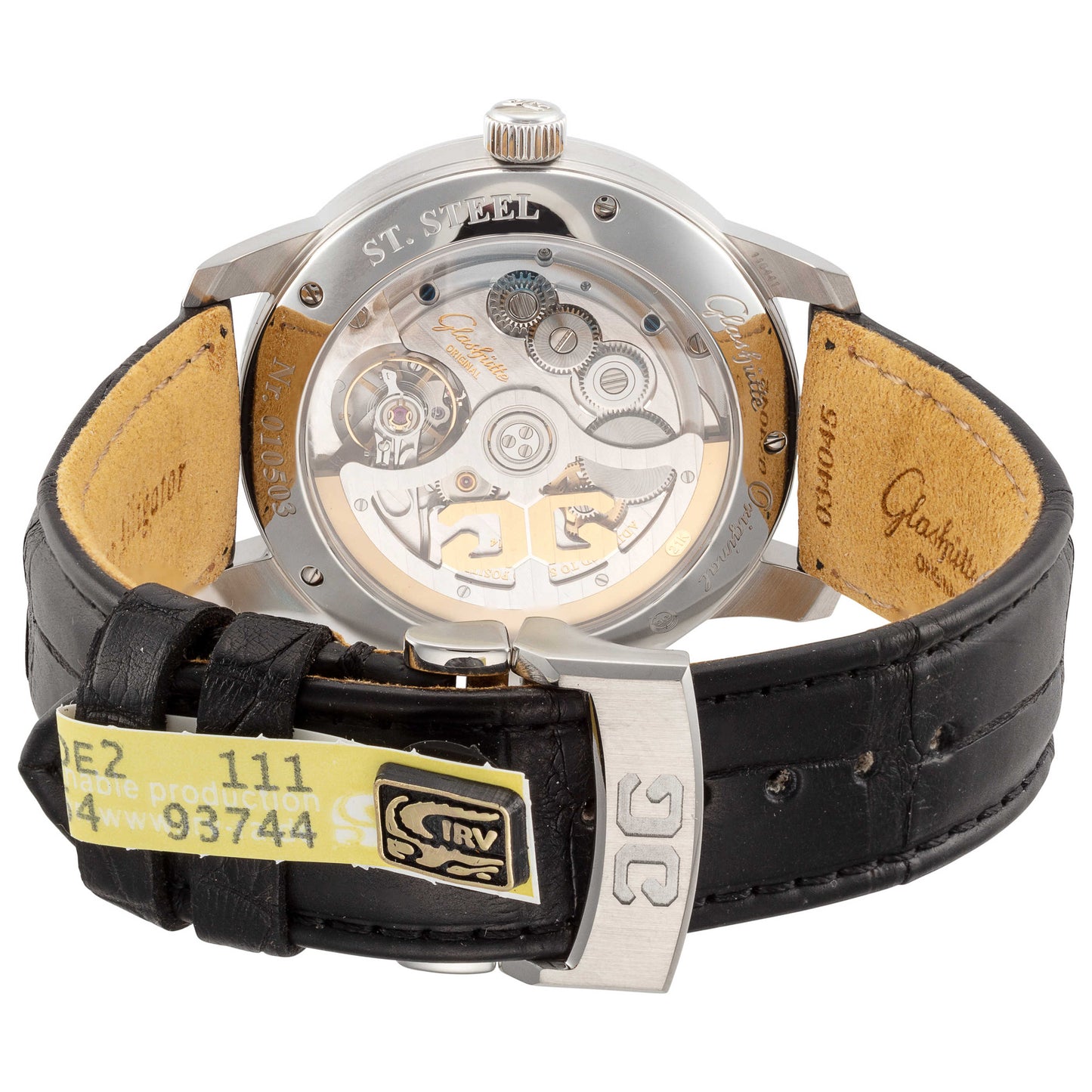 Back view of Glashutte Senator Excellence Panorama Men's Automatic Watch 1-36-03-04-02-30