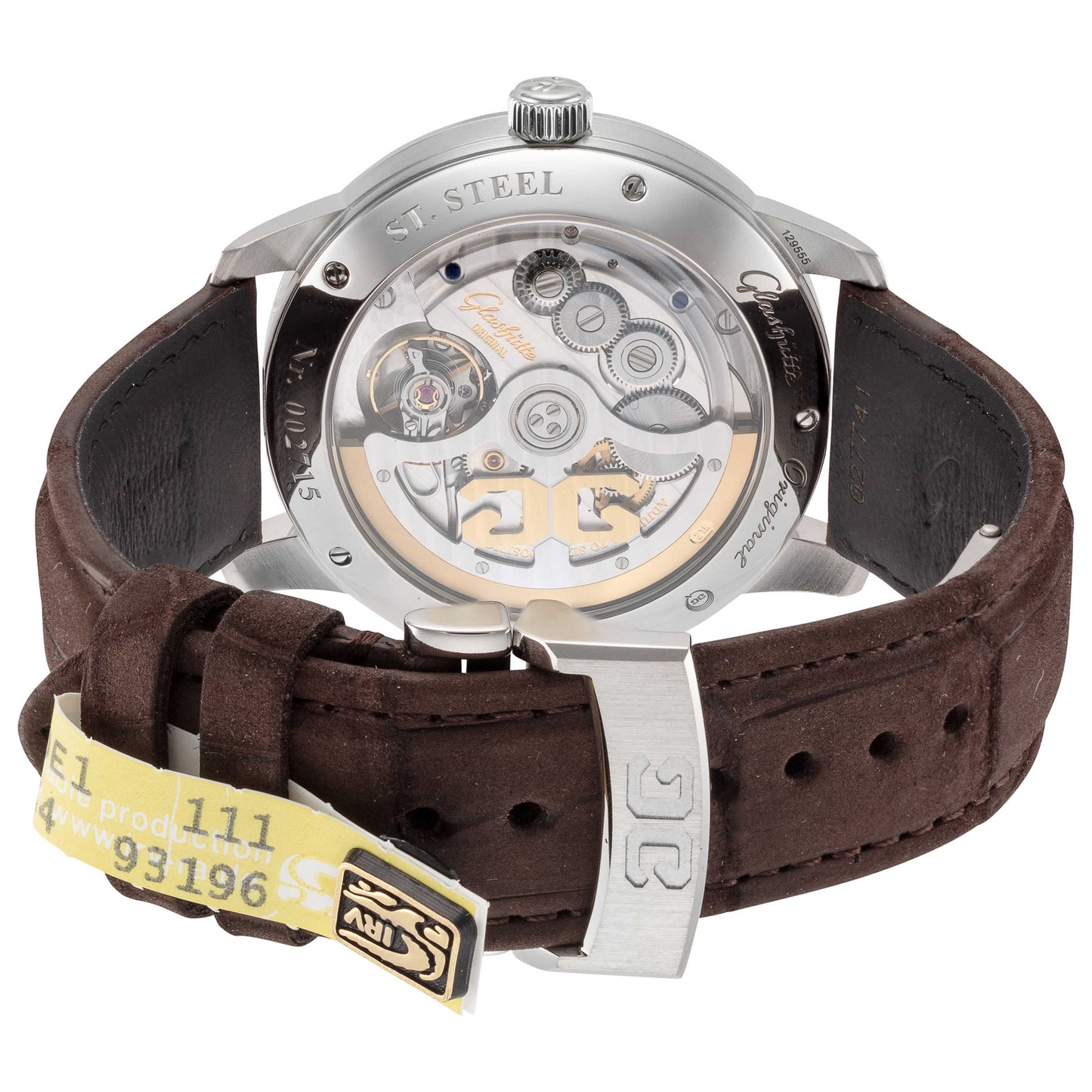 Back view of Glashutte Senator Excellence Panorama Men's Automatic Watch 1-36-03-05-02-31