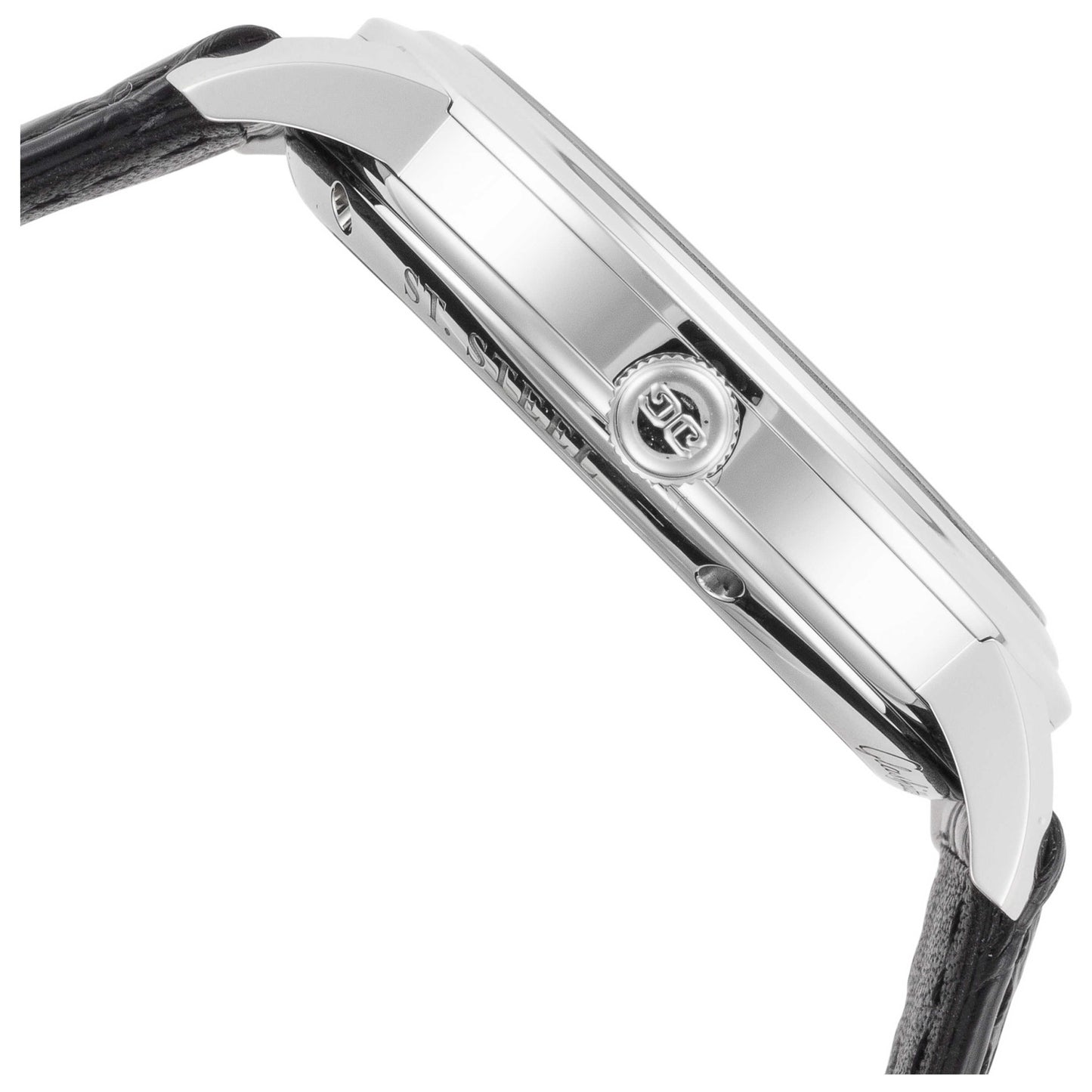 Right view of Glashutte Senator Auto Men's Automatic Watch 1-39-59-01-02-04