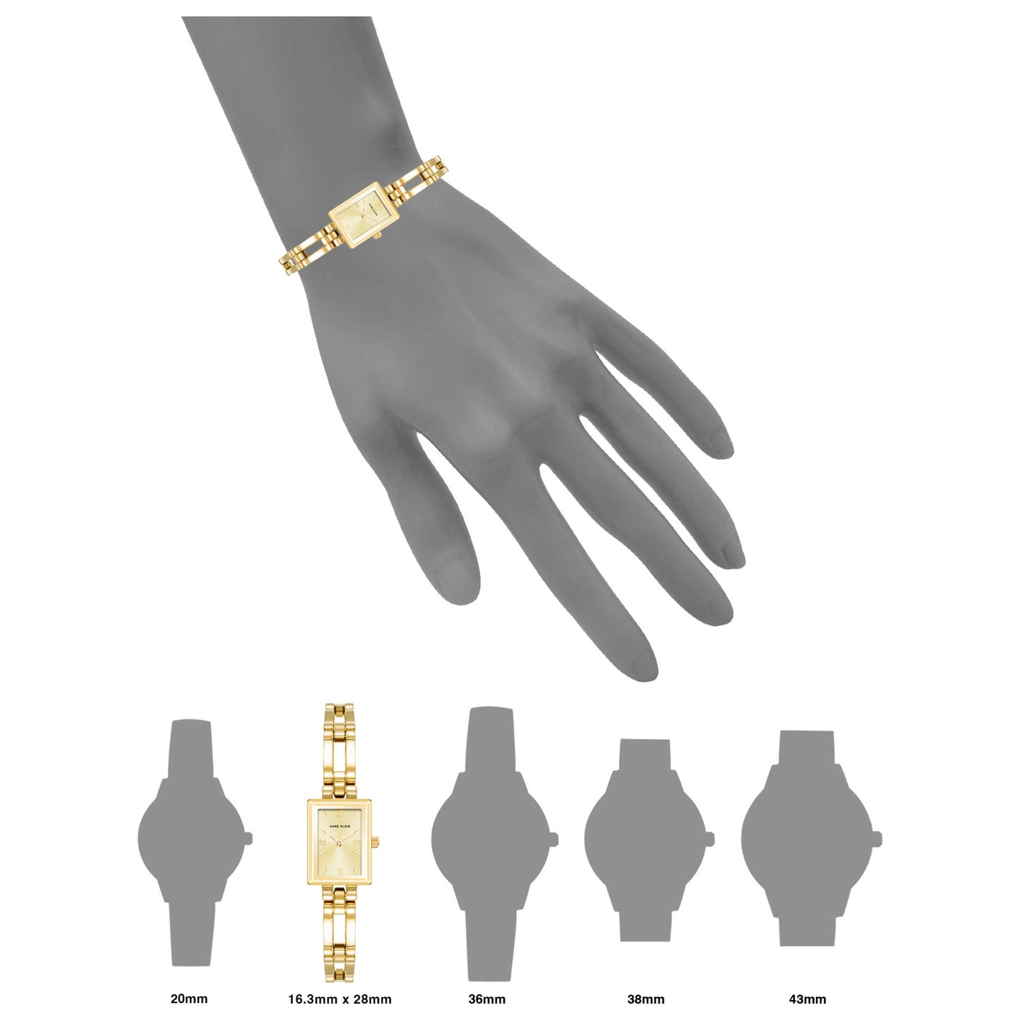 Anne Klein Classic Women's Quartz Watch 10-4898CHGP - Image #6