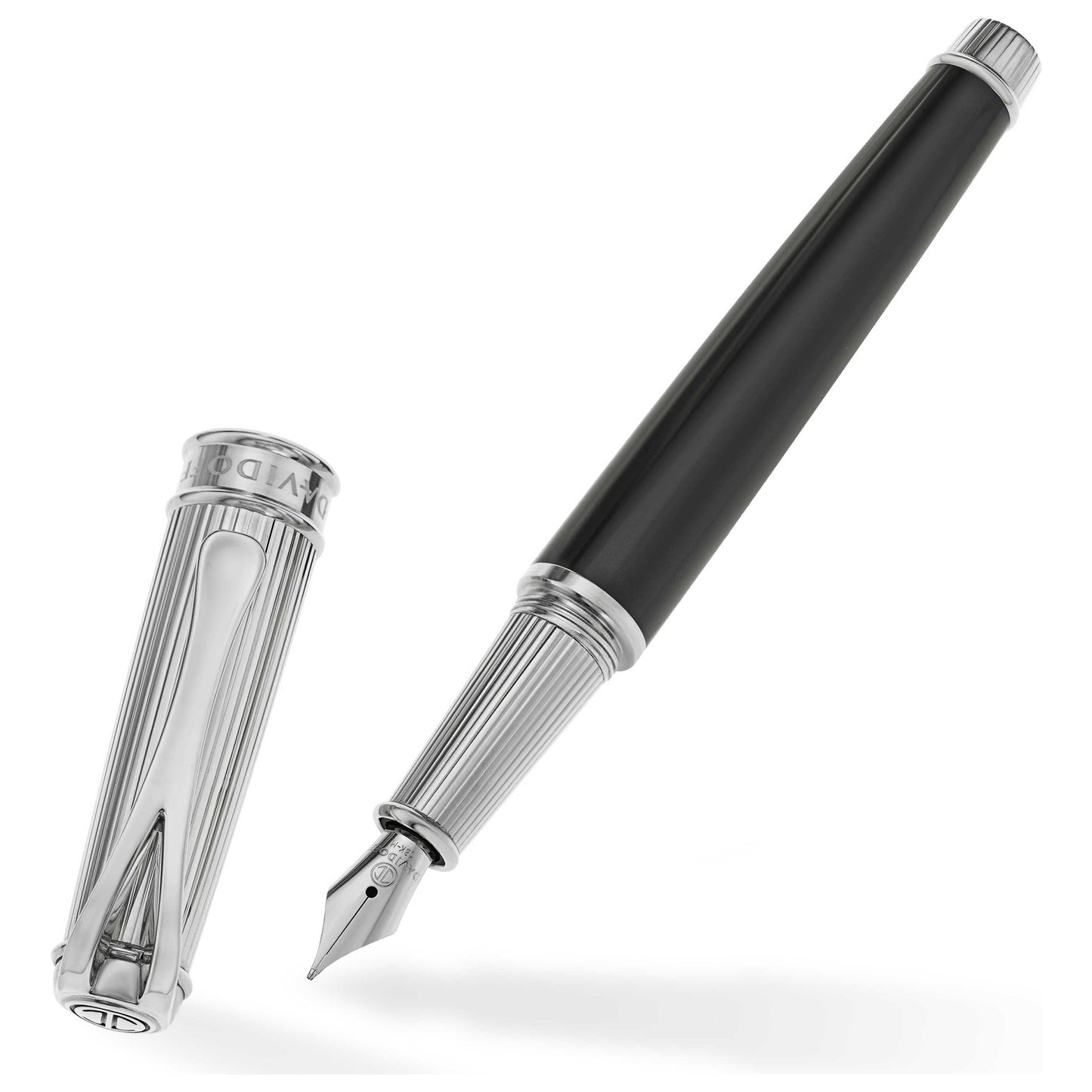 Front view of Davidoff Leather Instruments Very Zino Pens Men's Pen 10064