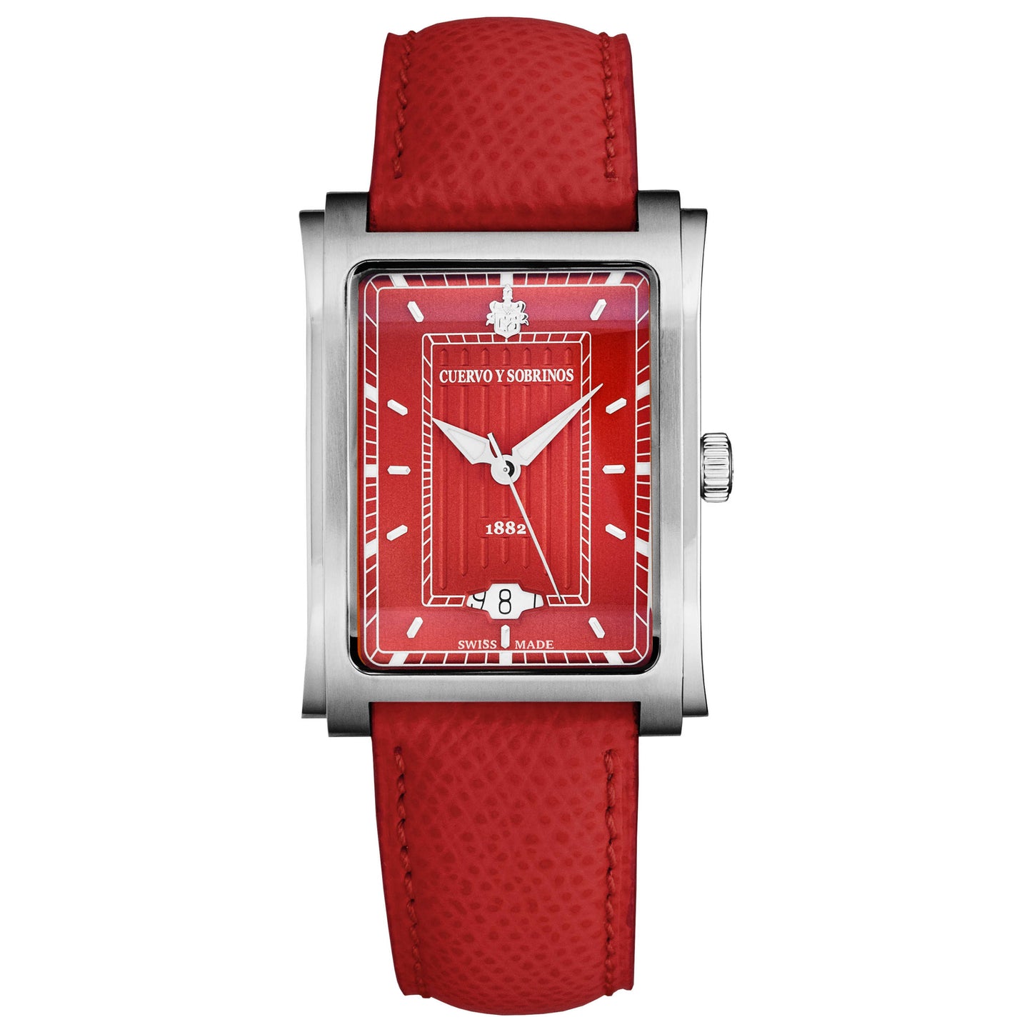 Front view of Cuervo y Sobrinos Prominente Men's Automatic Watch 1015.1BX
