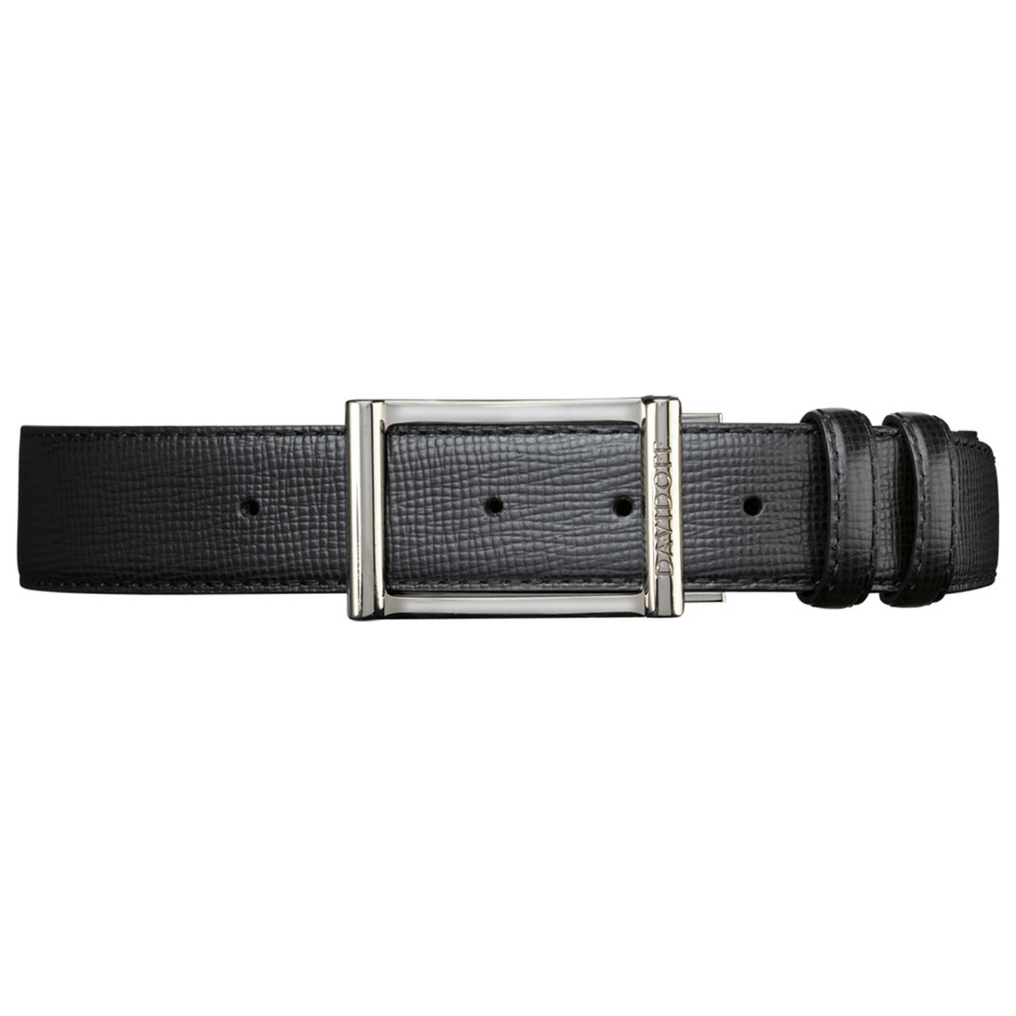 Front view of Davidoff Leather Goods Classic Belts Men's Belt 10217