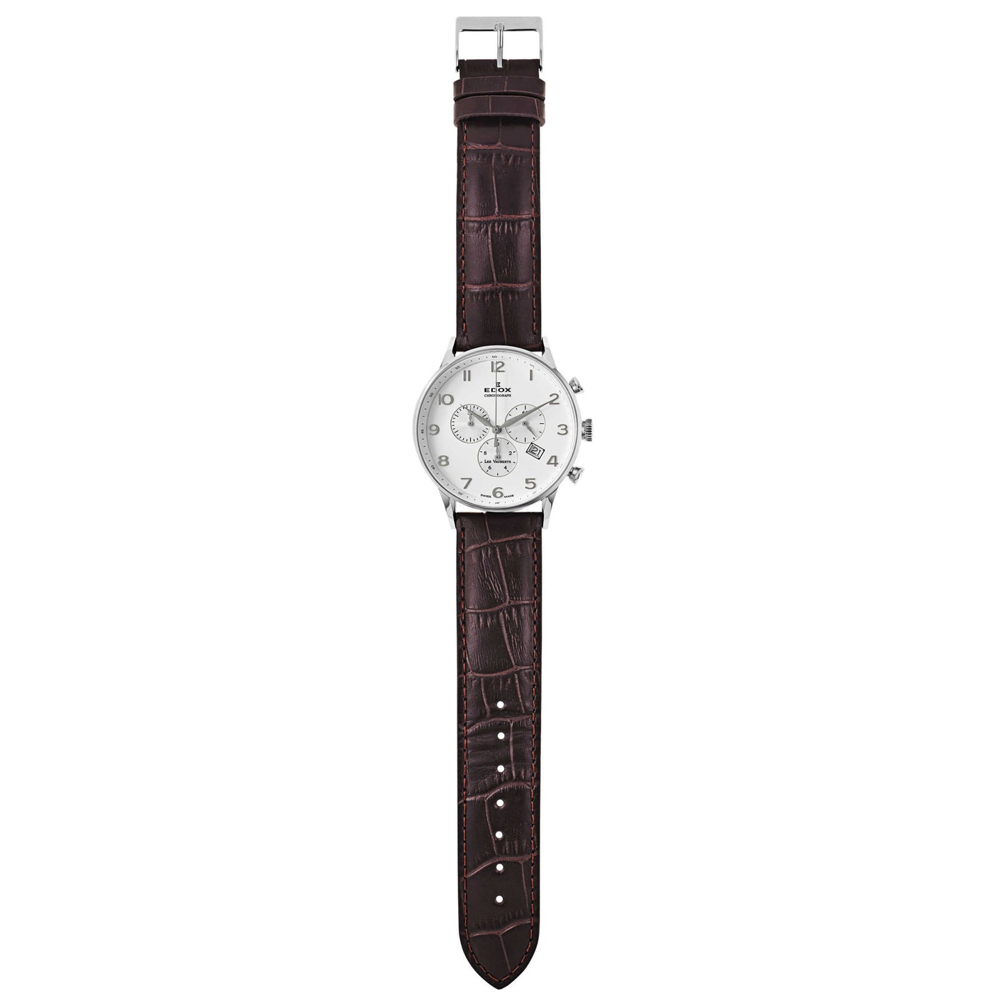Edox Les Vauberts Men's Swiss Quartz (Battery-Powered) Watch 10408-3A-ABN - Image #8