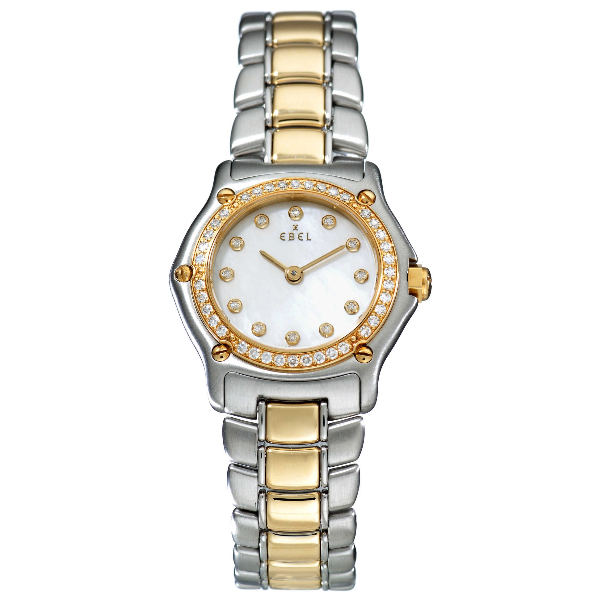 Front view of Ebel Sport Classic Women's Swiss Quartz (Battery-Powered) Watch 1057902-9960C